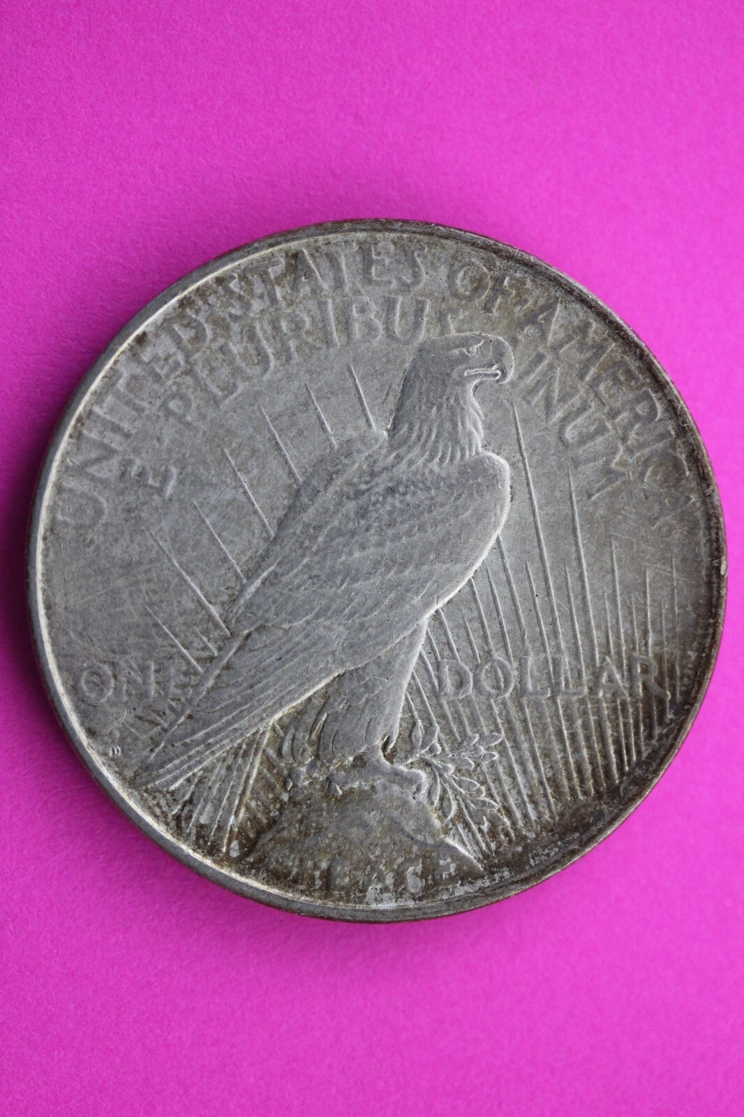 High Grade 1923 D Peace Silver Dollar LIberty Coin Guaranteed Authentic 0345N