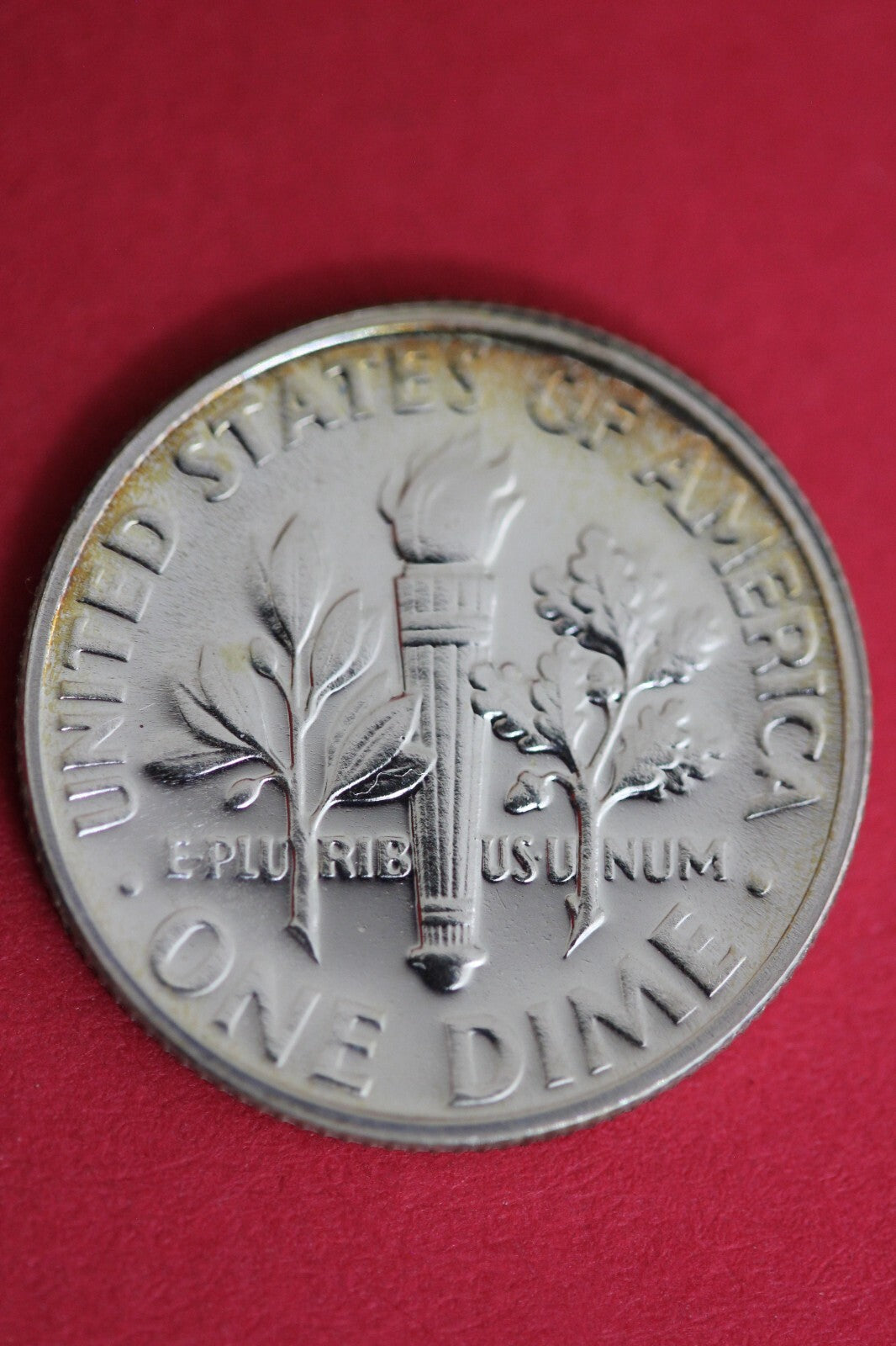 Toned 1962 Silver Proof Roosevelt Dime Exact Coin Shown Fast Shipping OCE 84