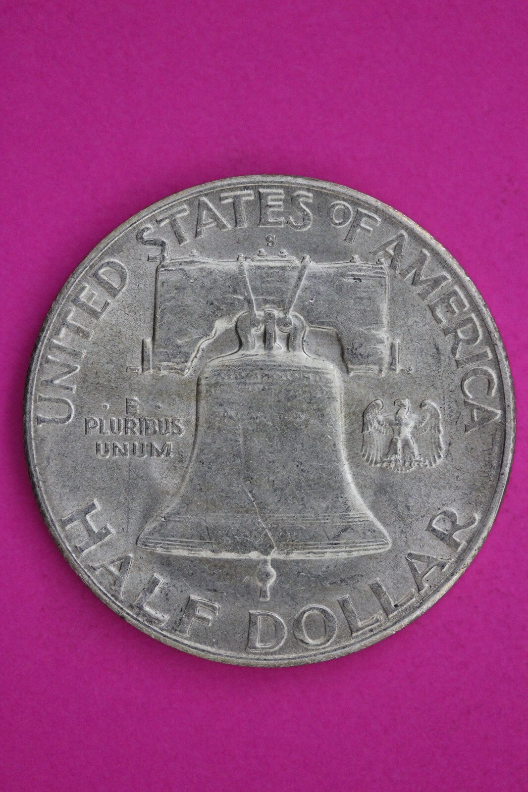 High Grade 1949 S Ben Franklin Silver Half Dollar Guaranteed Authentic Coin 1323