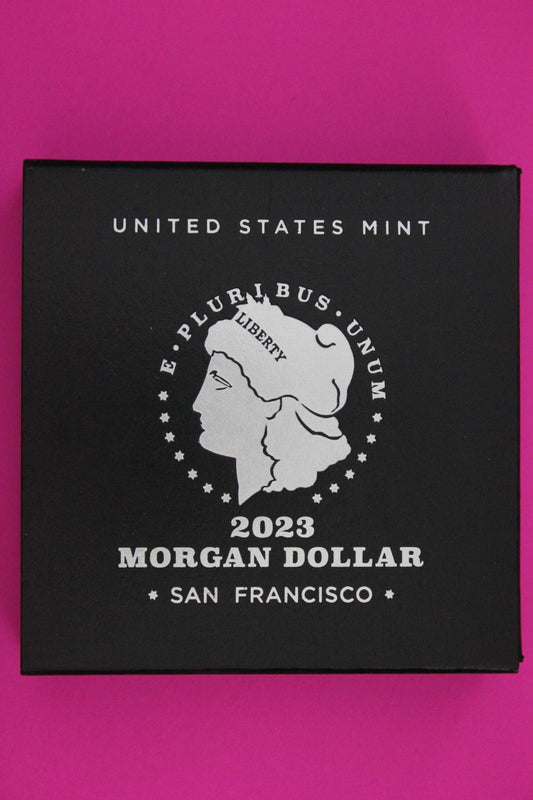 Gem Deep Cameo Proof 2023 S Morgan Silver Dollar .999 Mint Box COA 6052