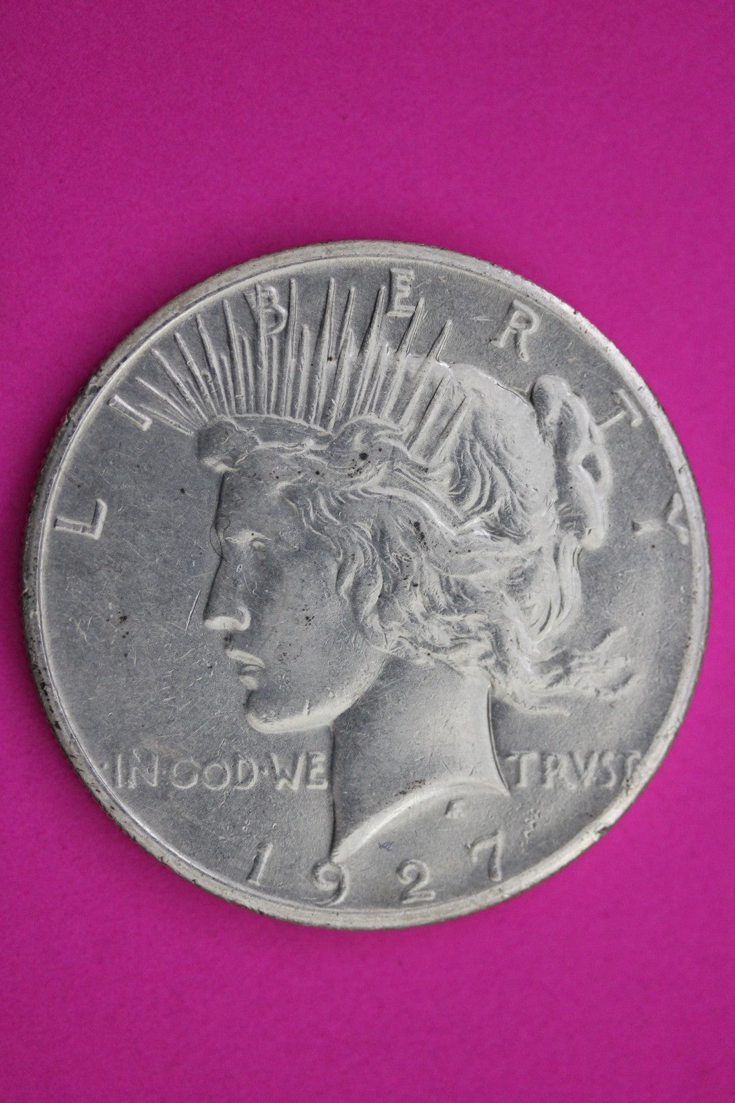 1927 P Peace Silver Dollar LIberty Coin Guaranteed Authentic U.S.A. Seller 1949