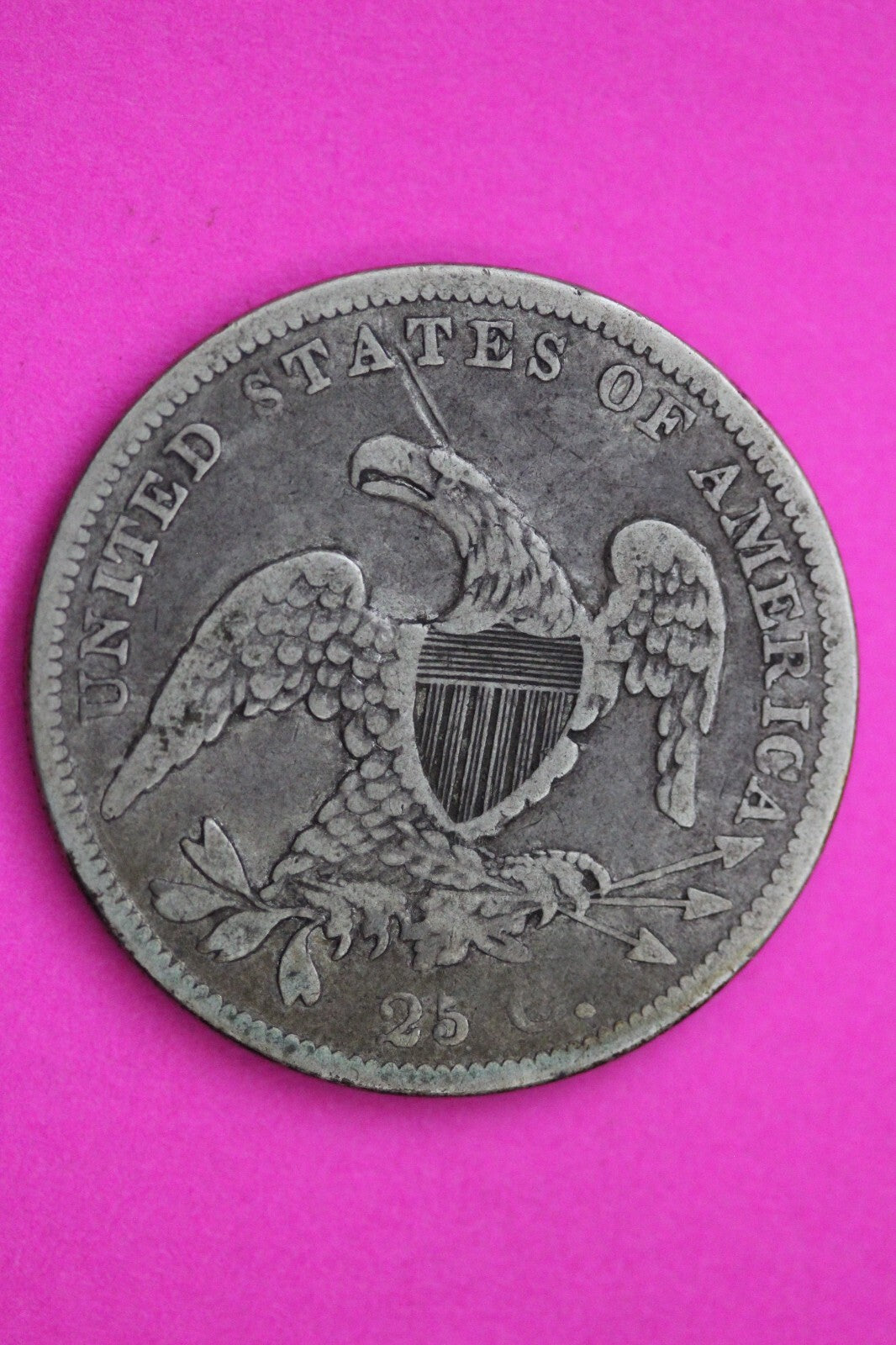 1837 Bust Cap Quarter Lady Liberty Rare Silver Key Date Coin Authentic R3 0567N