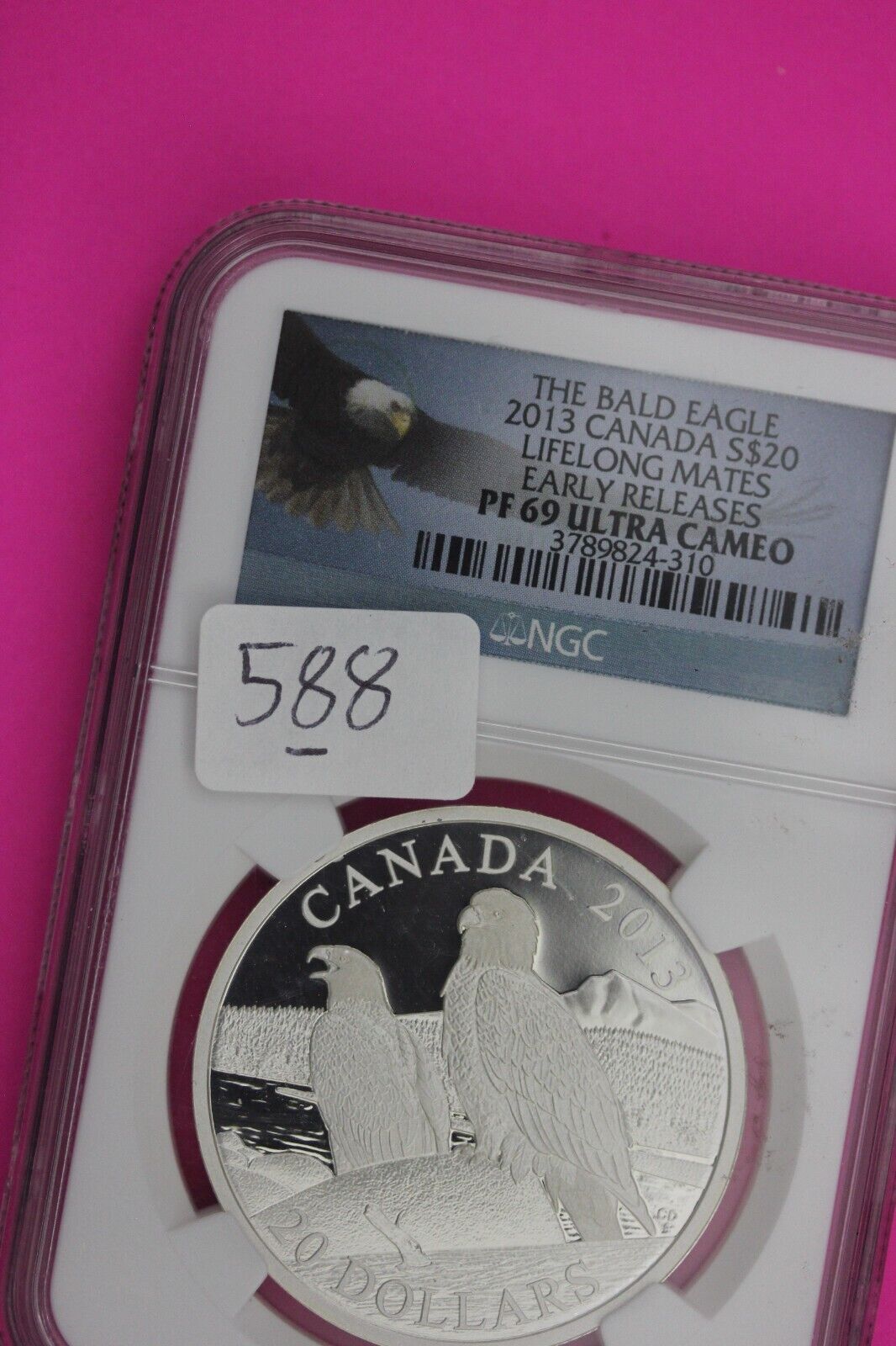2013 PF 69 Canada The Bald Eagle Lifelong Mates Early Releases NGC Slab $20 588