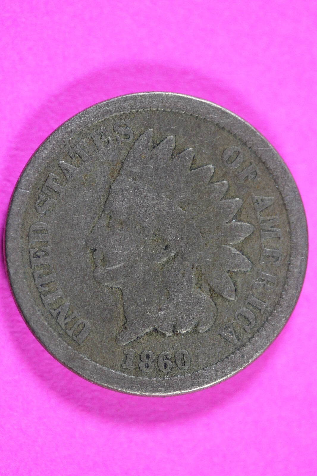 1860 Indian Head Cent Penny Early Type Exact Coin In Pictures Pictured 51