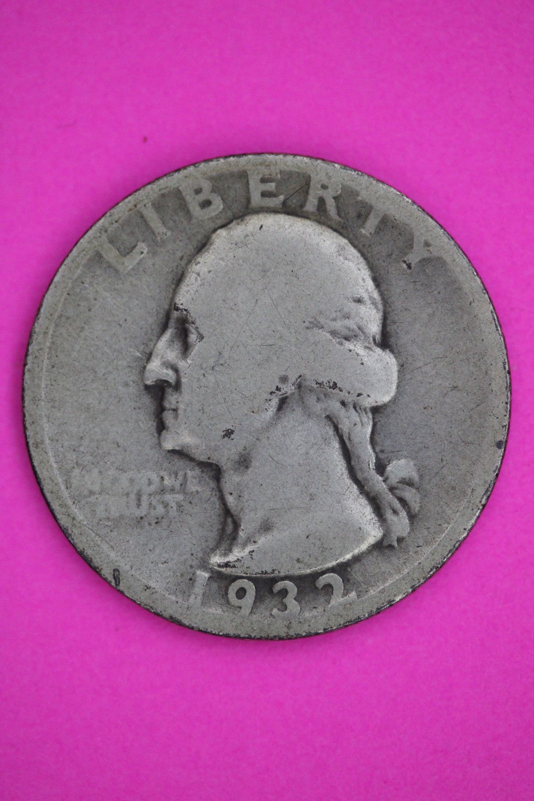 1932 S George Washington Silver Quarter Guaranteed Authentic Genuine Coin 2569