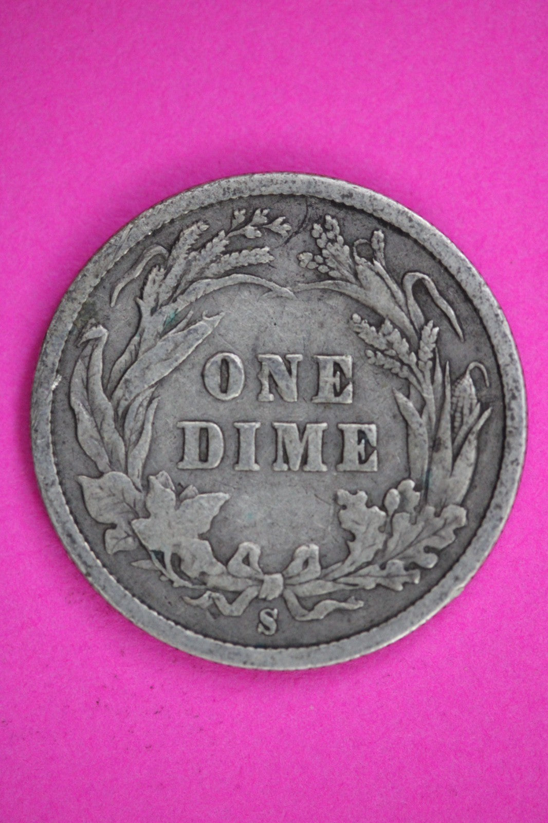 1898 S Barber Liberty Silver Dime Guaranteed Authentic & Genuine Coin 2886