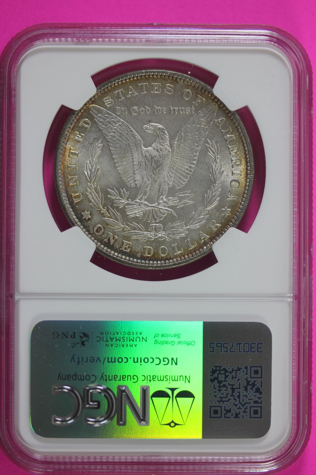 1882 P MS 63 Liberty Morgan Silver Dollar NGC Certified Graded Authentic 682