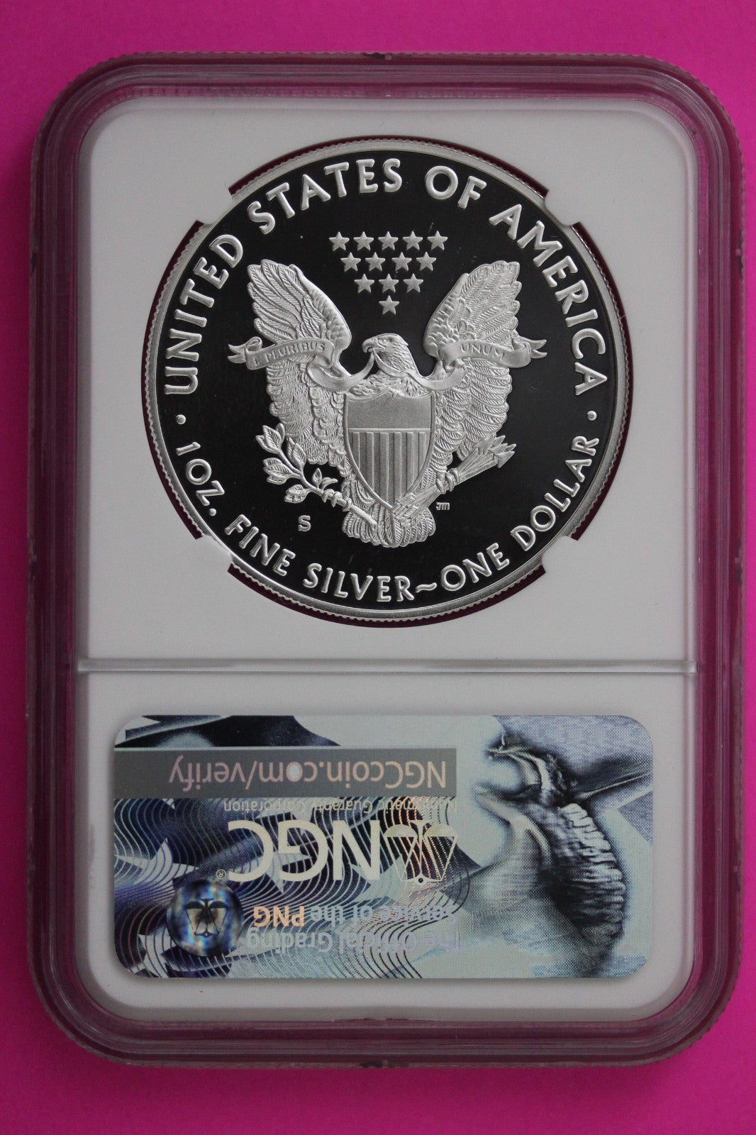 2017 S PF 69 Silver American Eagle From Congratulations Set Early Releas NGC 350