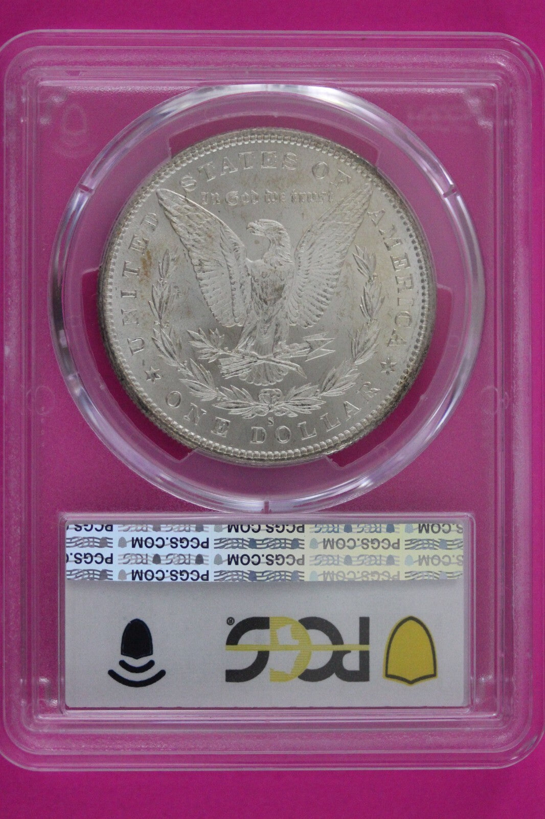 1879 S MS 63 Liberty Morgan Silver Dollar Coin PCGS Graded Certified Slab 1090