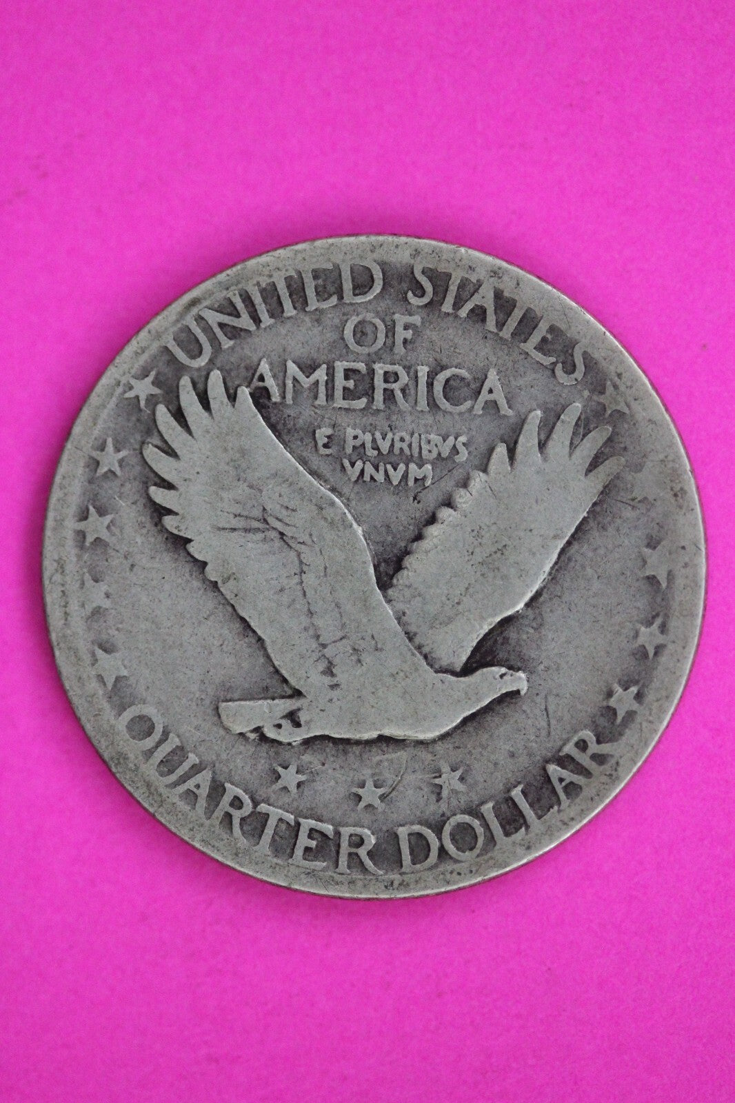 1927 D Standing Liberty Silver Quarter Guaranteed Authentic & Genuine Coin 1443