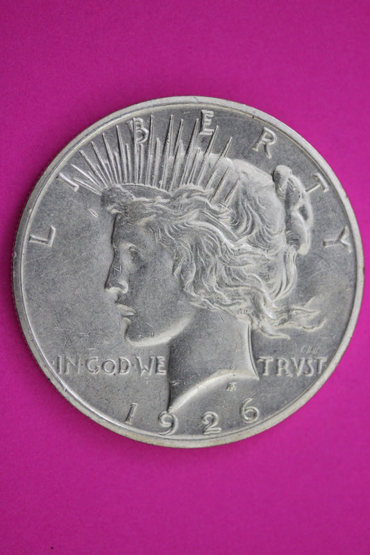 1926 S Peace Silver Dollar LIberty Coin Guaranteed Genuine American Seller 2020