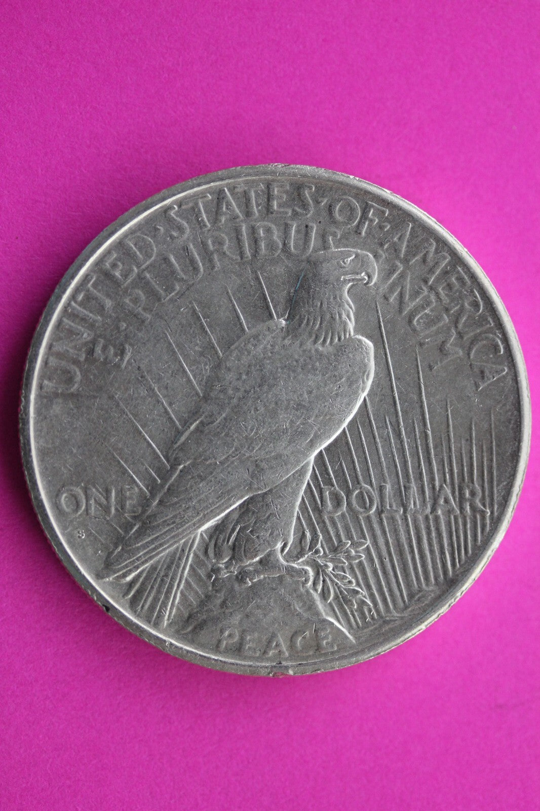 High Grade 1926 S Peace Silver Dollar LIberty Coin Guaranteed Authentic 0372N