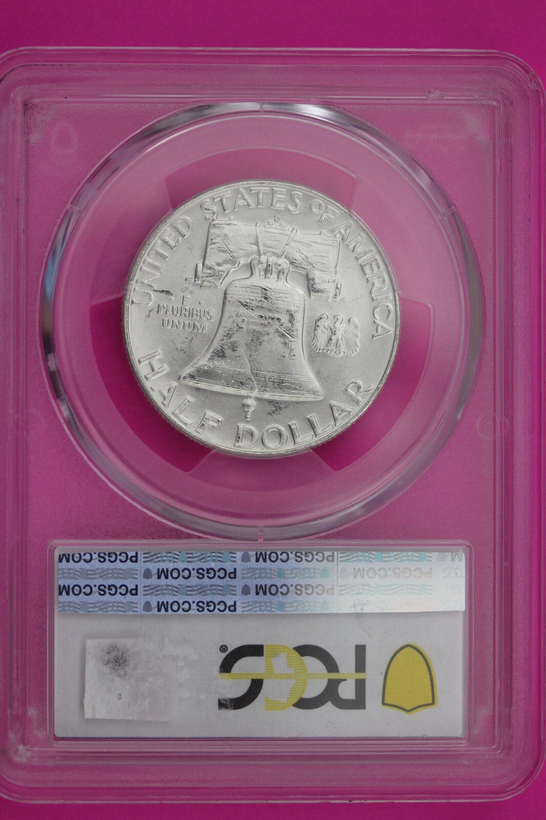 1960 D MS 64 Full Bell Lines Ben Franklin Silver Half Dollar PCGS FBL Slab 23