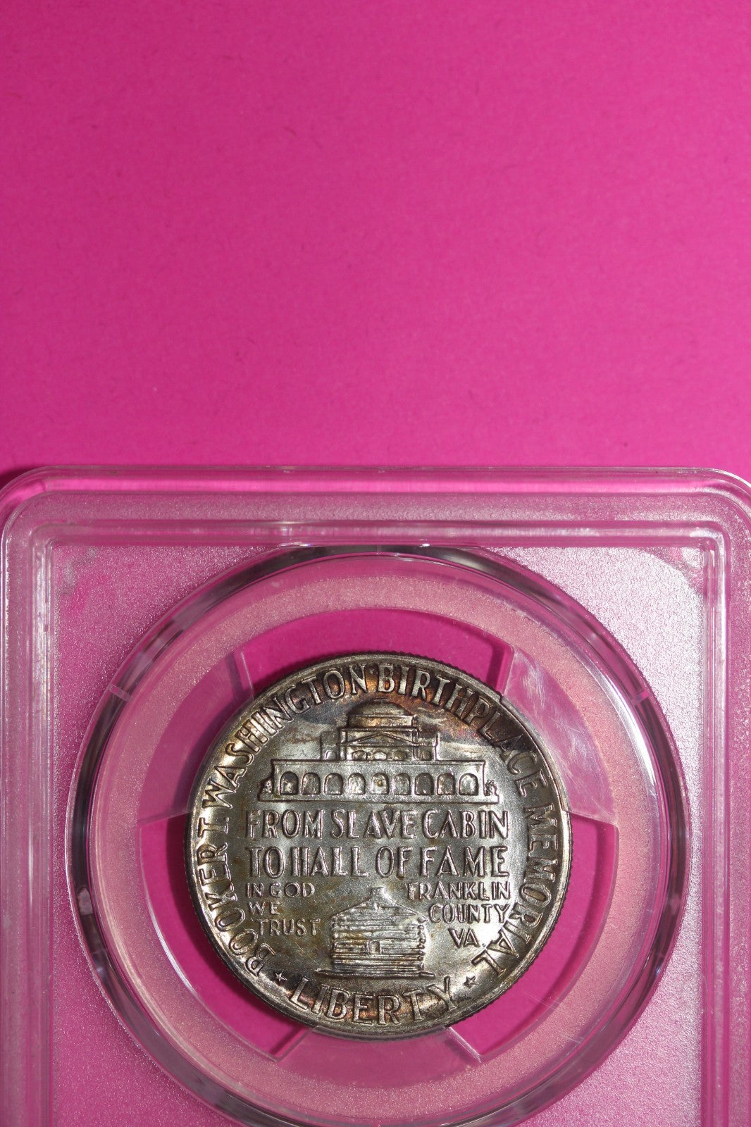 Toned 1946 MS 65 Booker T Washington Commemorative Silver Half Dollar PCGS 1219