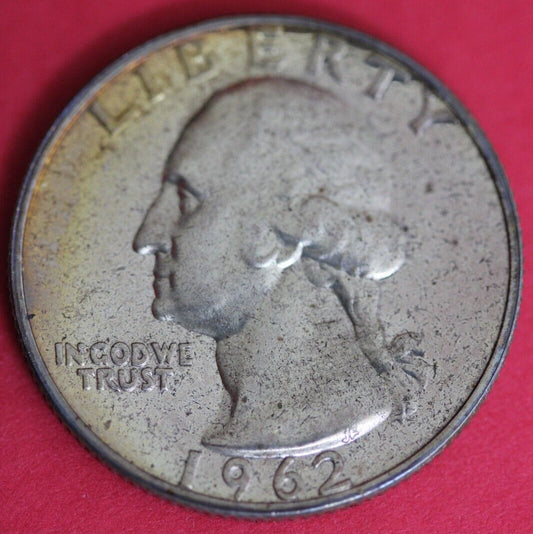 Toned 1962 Proof George Washington Quarter Exact Coin Shown 31