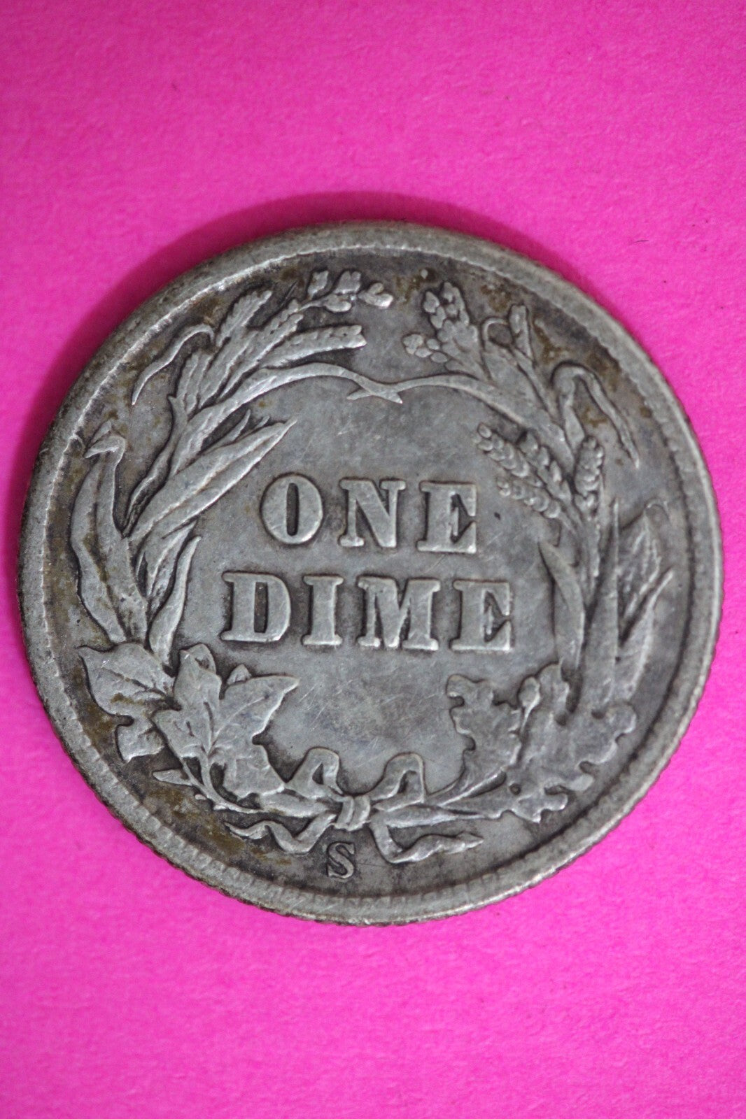 High Grade 1908 S Barber Liberty Dime Scarce Semi Key Date Silver Coin 45