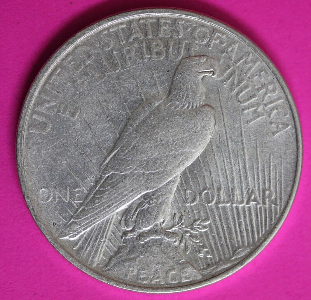 High Grade 1922 D Liberty Peace Silver Dollar Denver Mint Nice Luster 169
