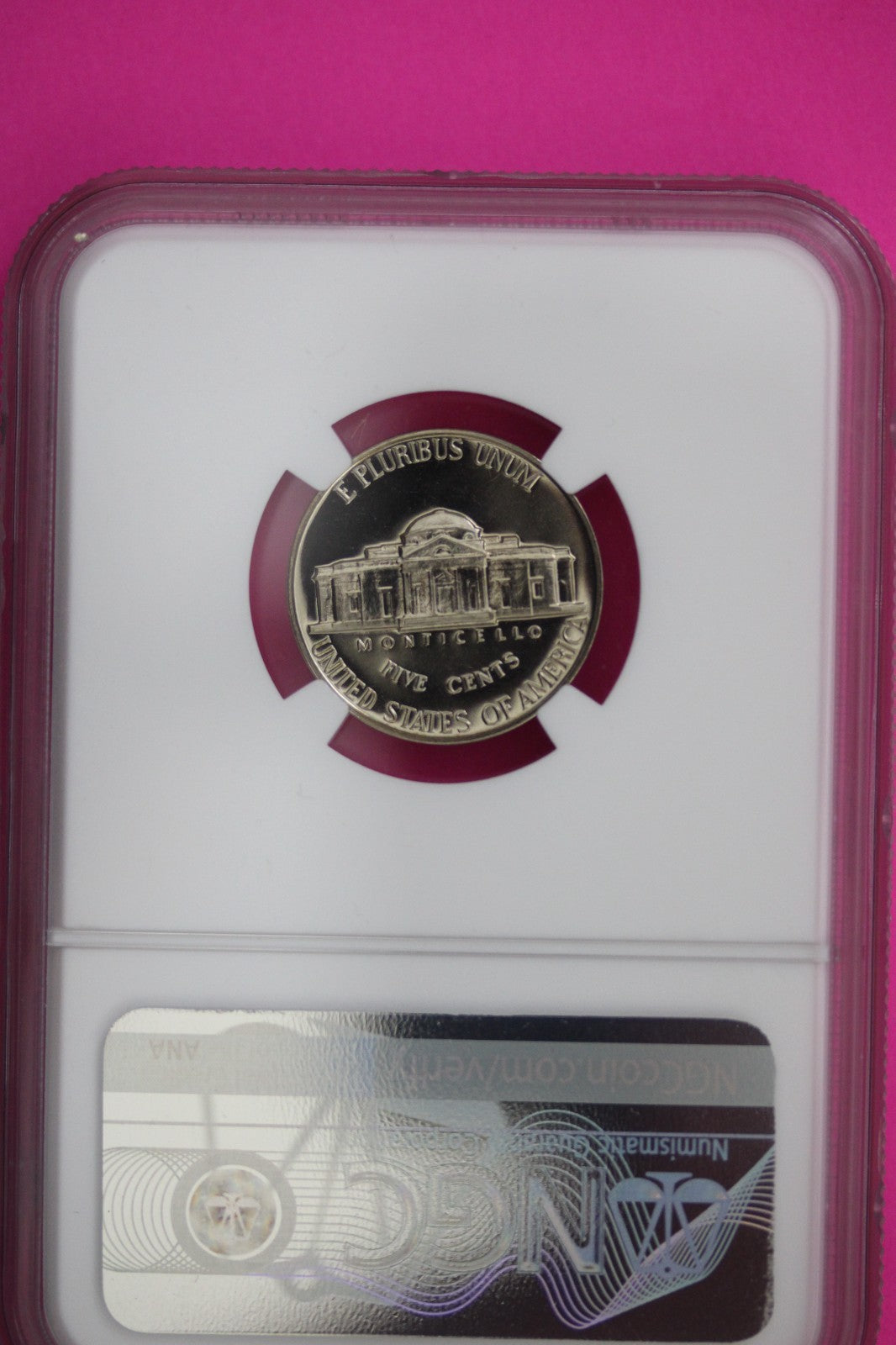 1960 PF 68 Jefferson Nickel NGC Certified Graded Authentic Genuine Slab 330