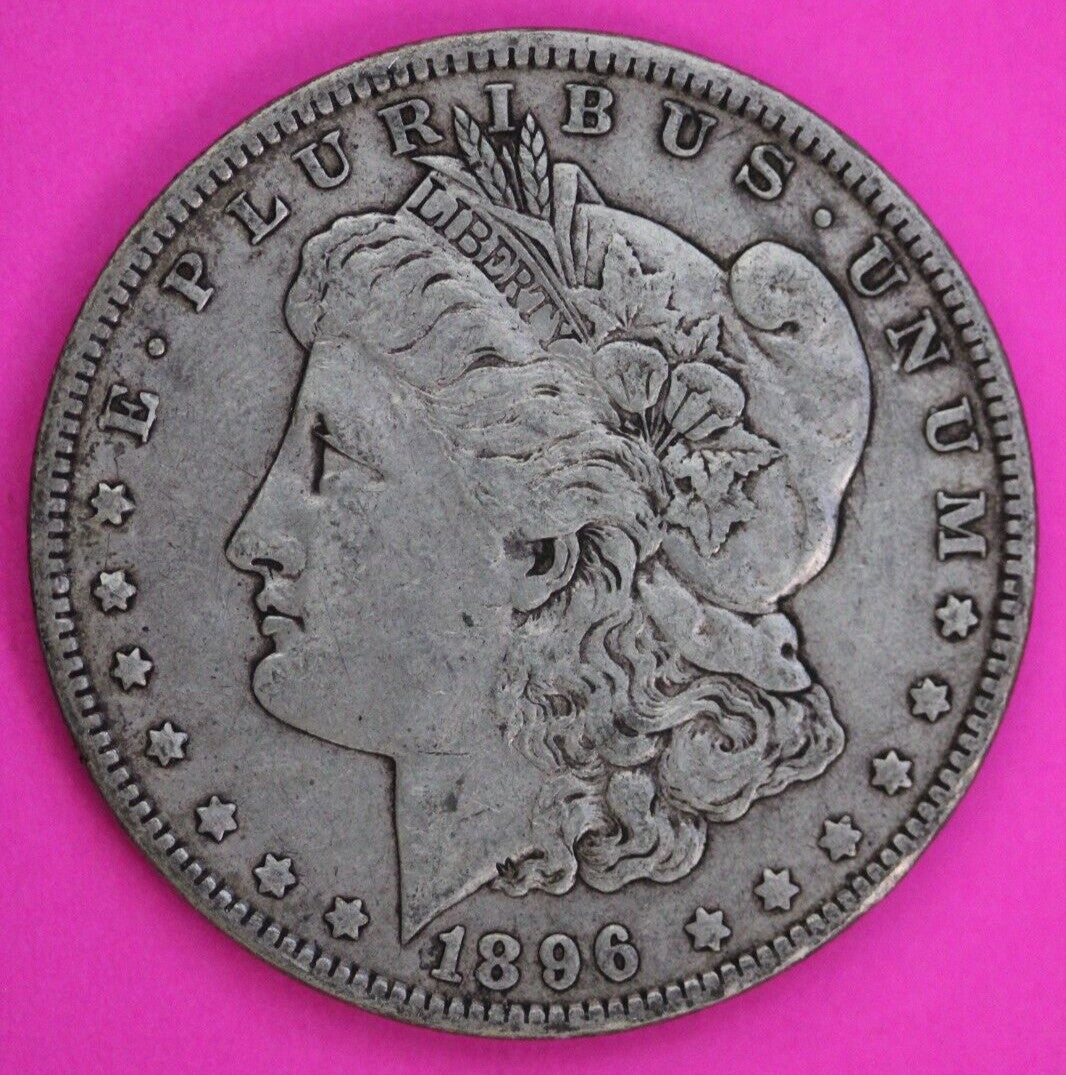 1896 O Morgan Lady Liberty Silver Dollar Rare Key Date Coin New Orleans Mint 11
