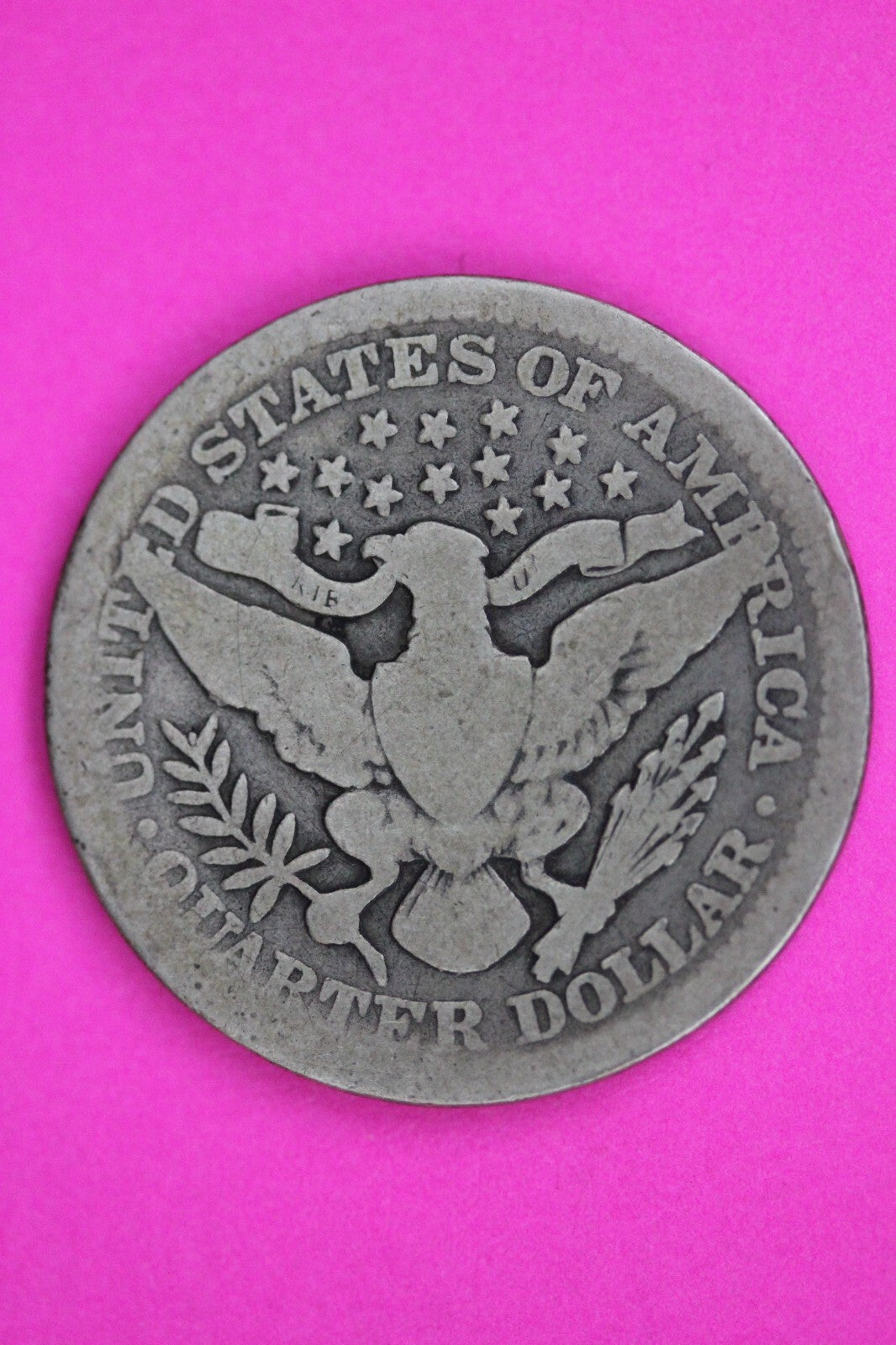 1905 P Barber Liberty Silver Quarter Guaranteed Authentic & Genuine Coin 1466