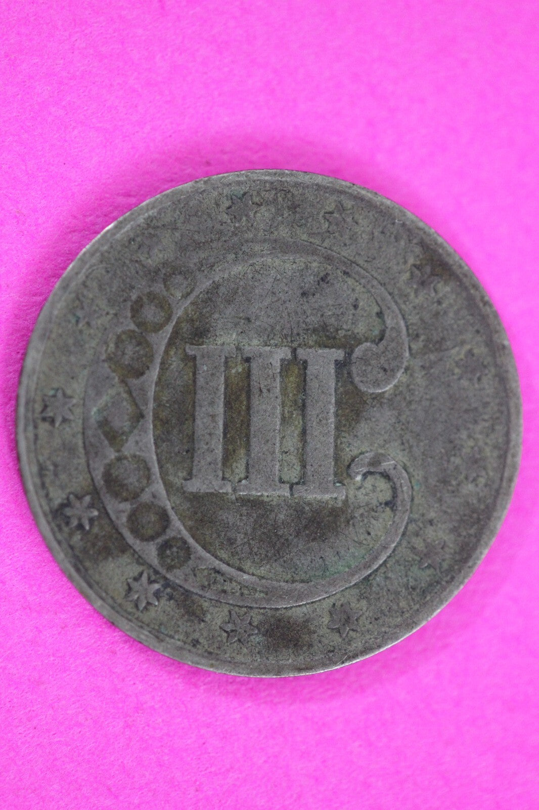 1852 Trime 3 Three Cent Silver Dime Exact Coin Shown In Pics Semi Key Date 104