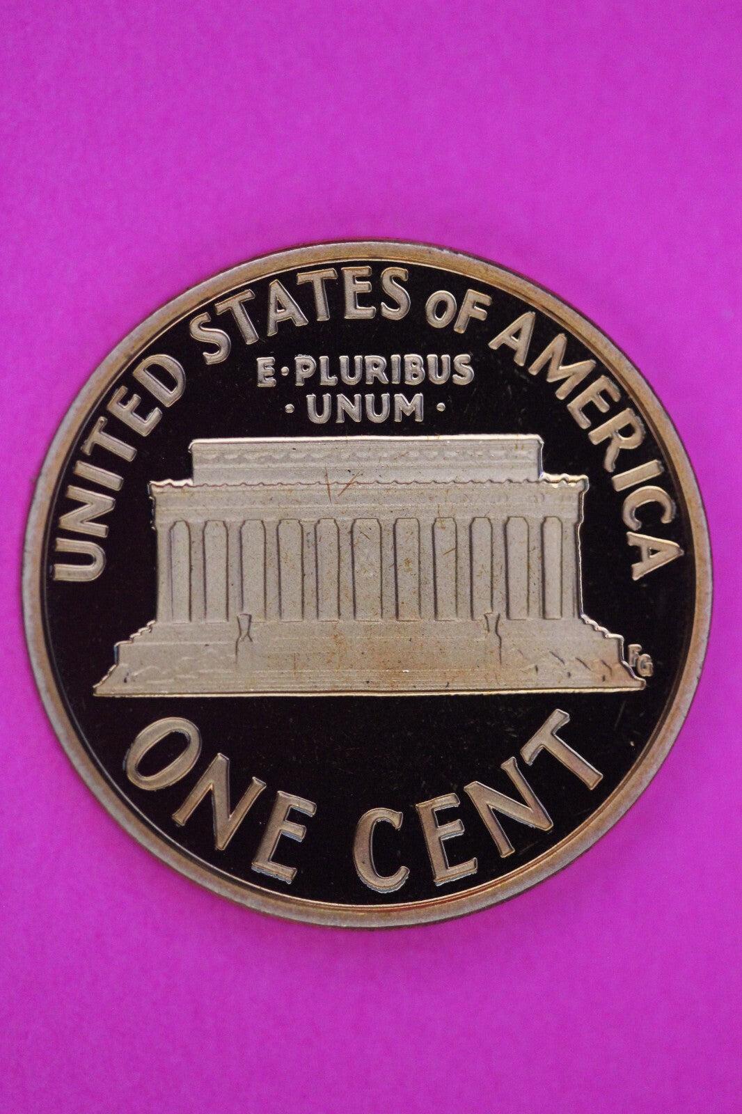 Gem Proof 2007 S Ultra Deep Cameo Lincoln Memorial Cent Same Coin In Pics TOM27