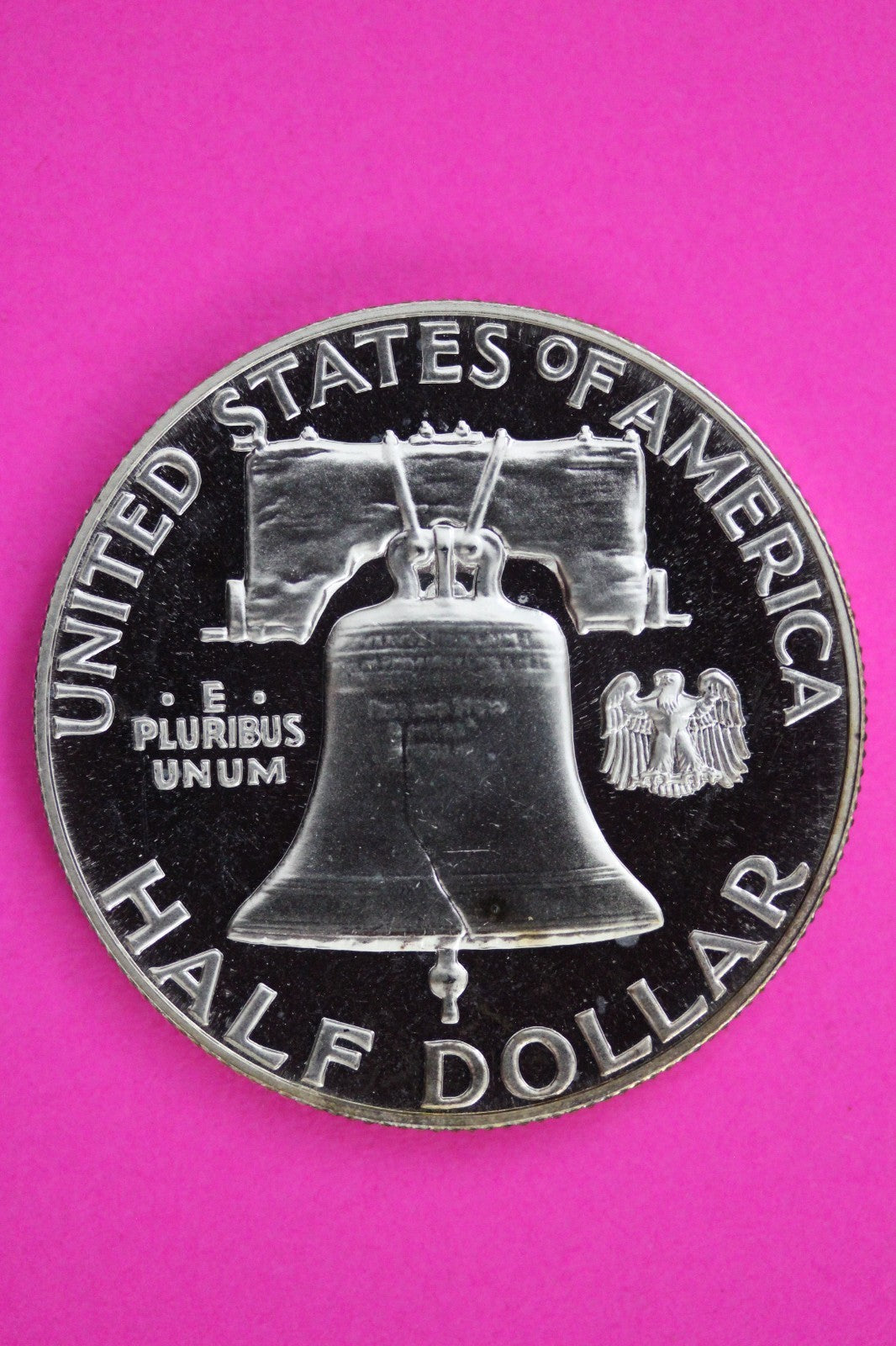 OBV Cameo 1962 Proof Ben Franklin Half Dollar Silver Coin Authentic Genuine 1788