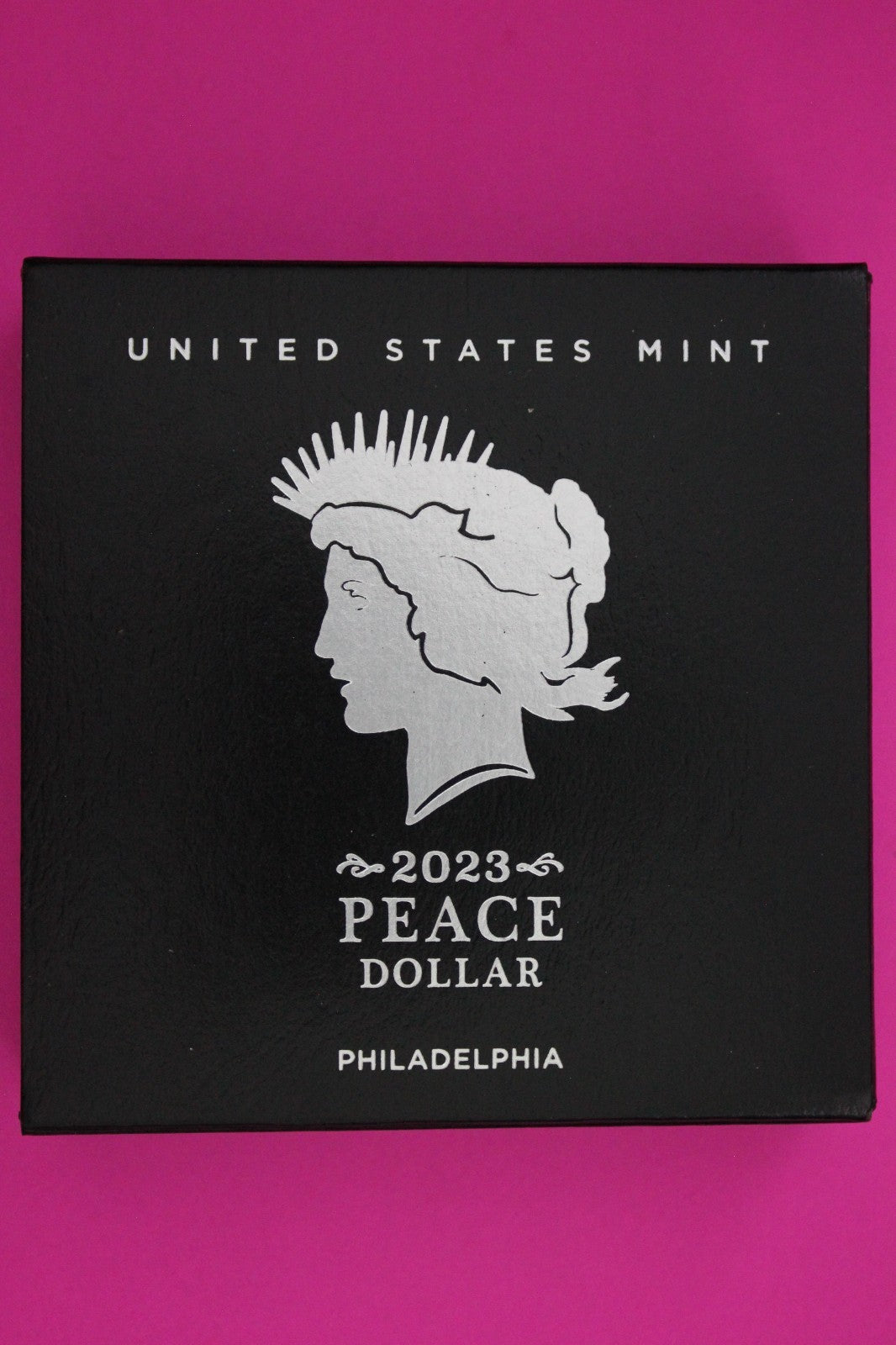 Gem Brilliant Uncirculated 2023 P Peace Silver Dollar 999 Fine Mint Box COA 6036