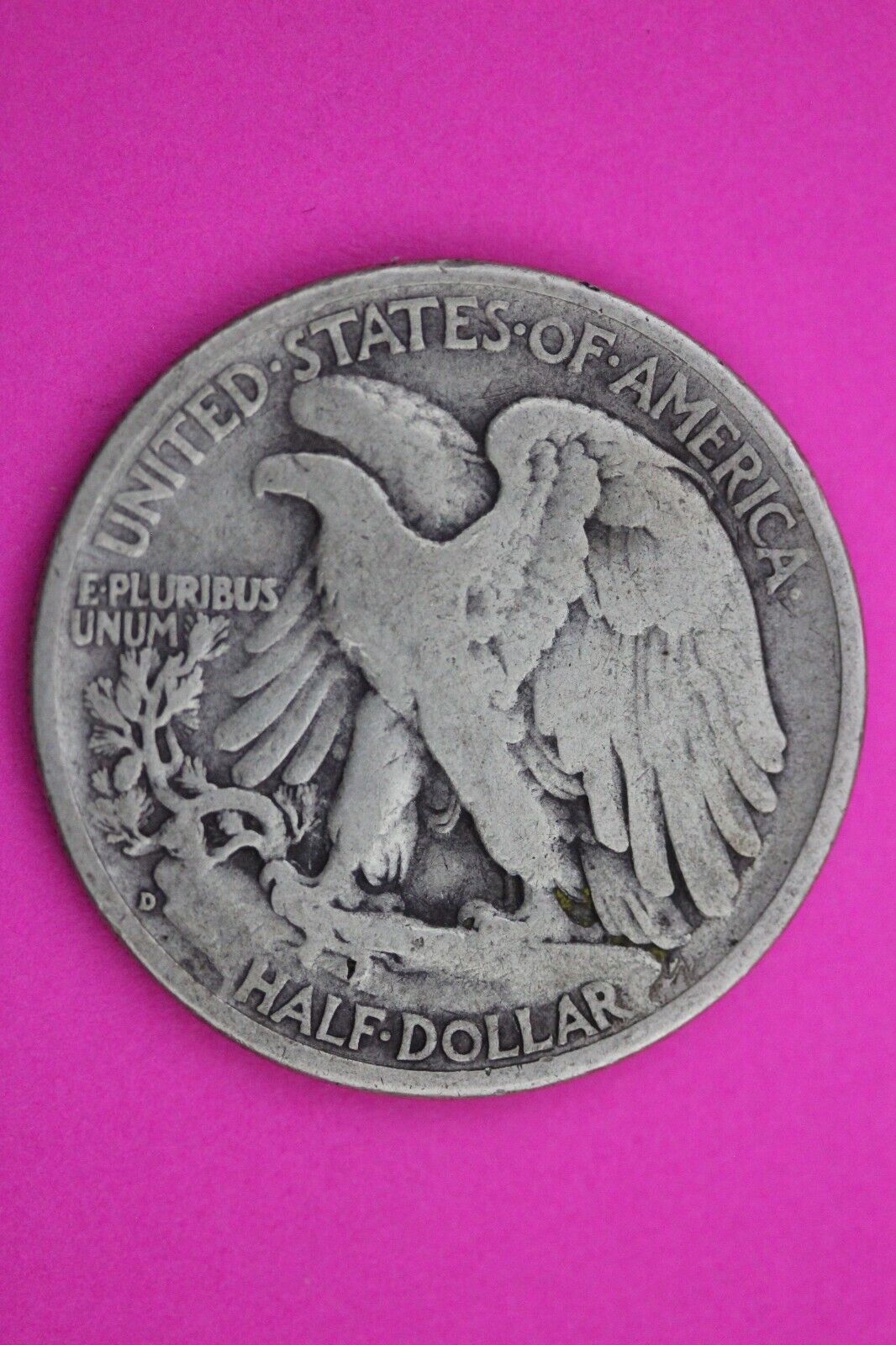 1938 D Walking Liberty Half Dollar Scarce Semi Key Date Silver Walker Coin 0008