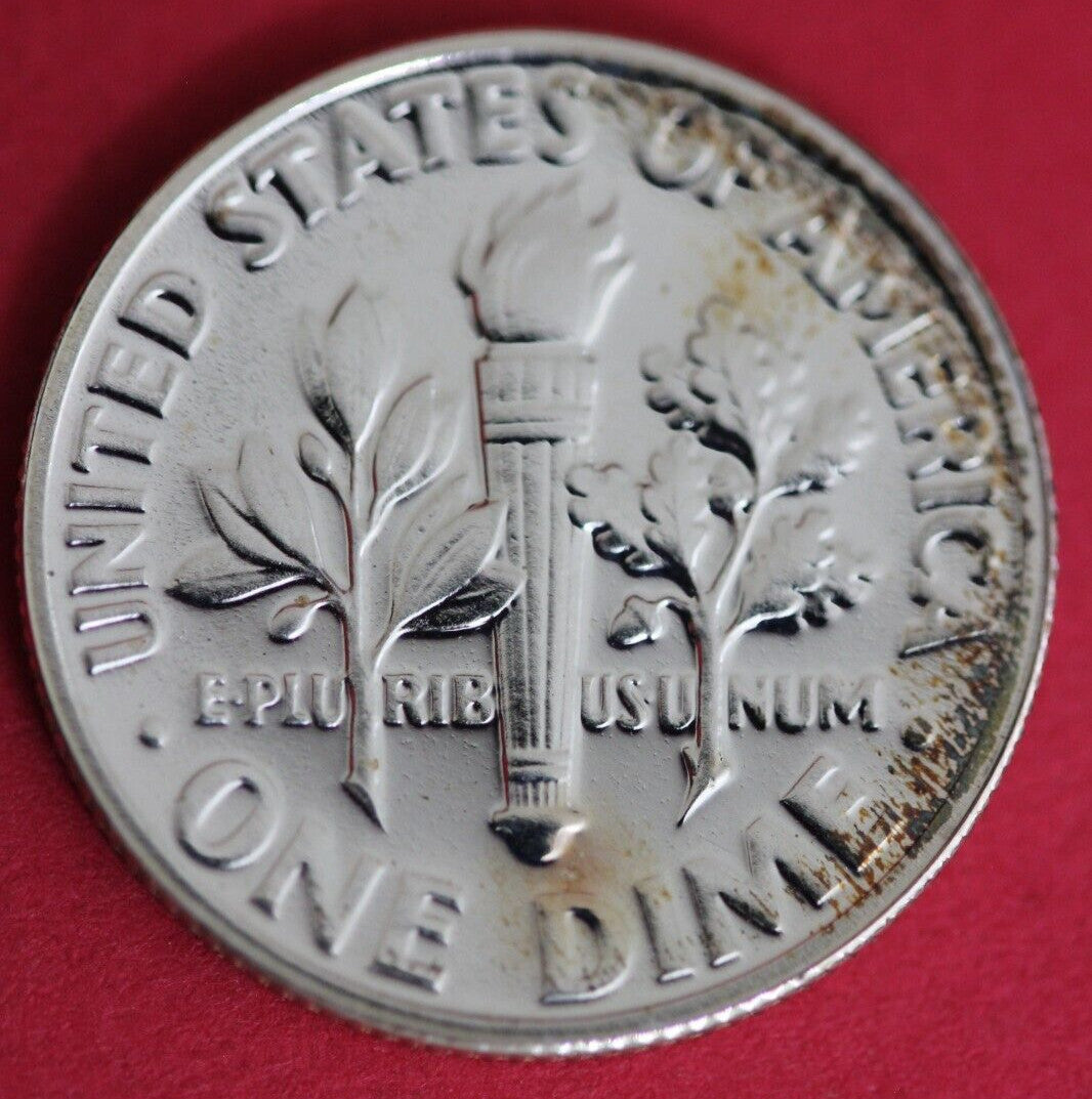 1957 Silver Proof Roosevelt Dime Exact Coin Shown Fast Shipping OCE 80