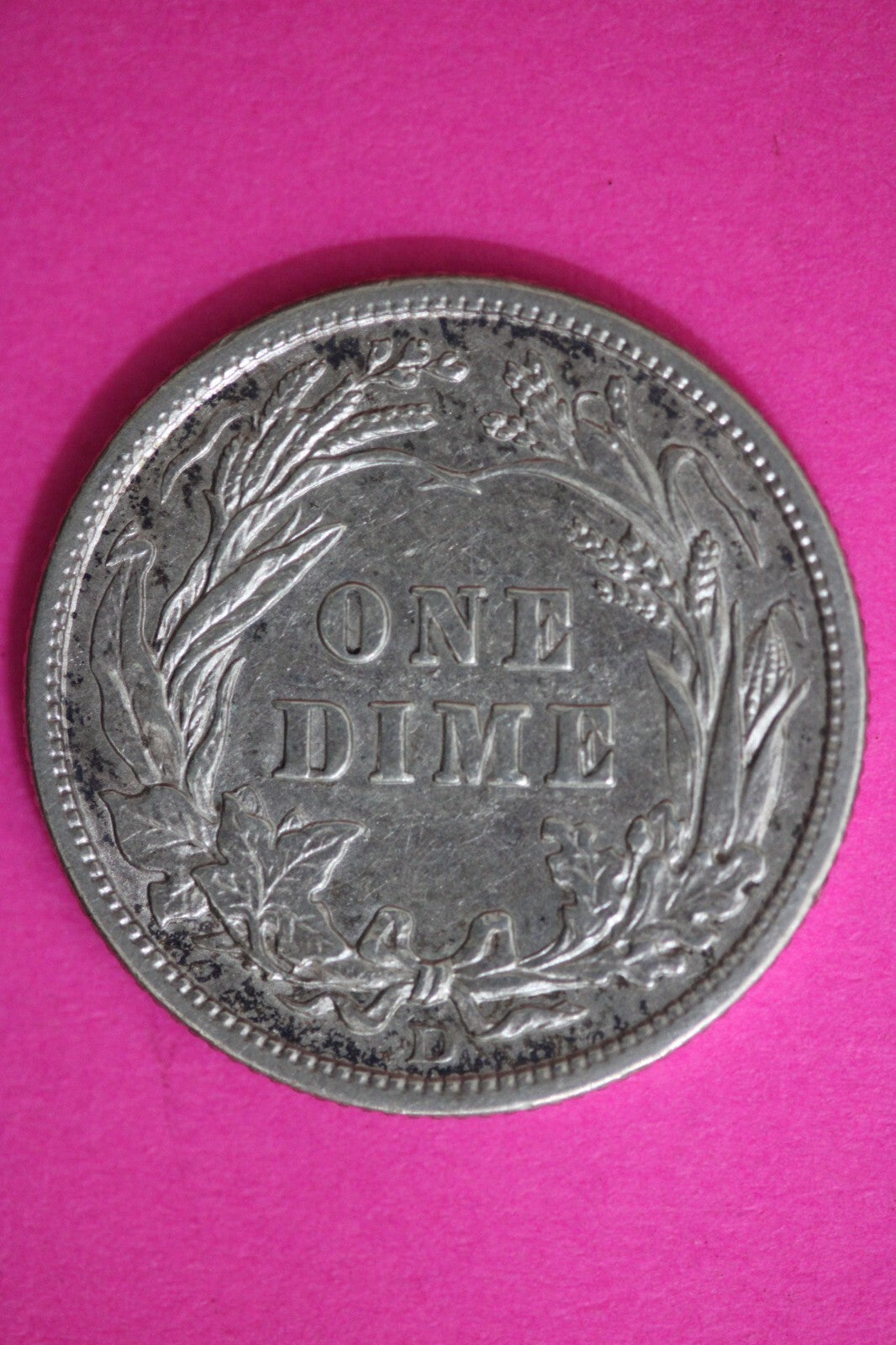 High Grade 1914 D Barber Liberty Dime Semi Key Date Silver Coin Denver Mint 95