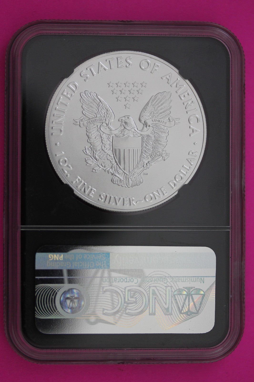 2018 MS 70 Silver Eagle Mercanti Signature 1rst Day 1 OZ .999 NGC Certified 257