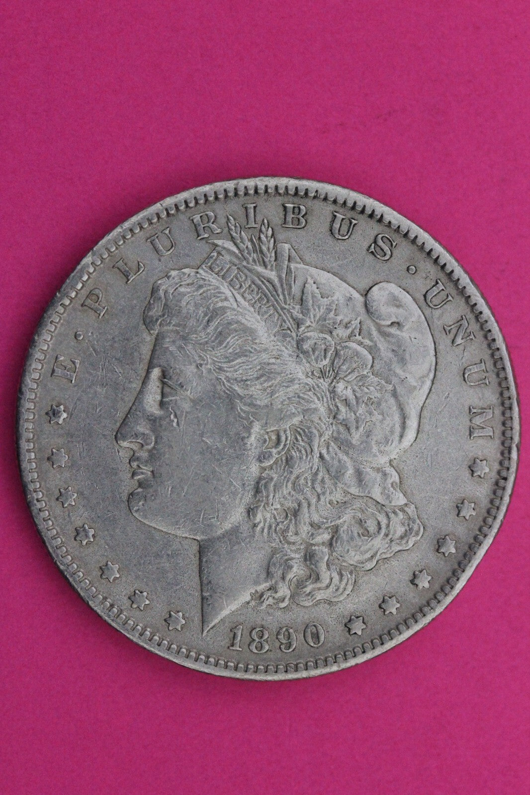 High Grade 1890 S Morgan Lady Liberty Rare Date Silver Dollar Authentic 0292N