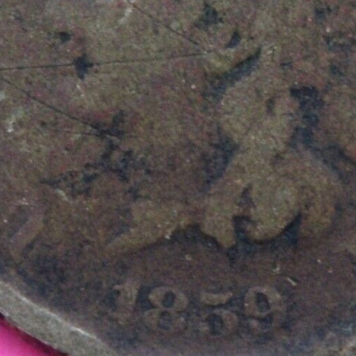 1859 Copper Nickel Indian Head Cent Penny Exact Early Type Coin Pictured 140