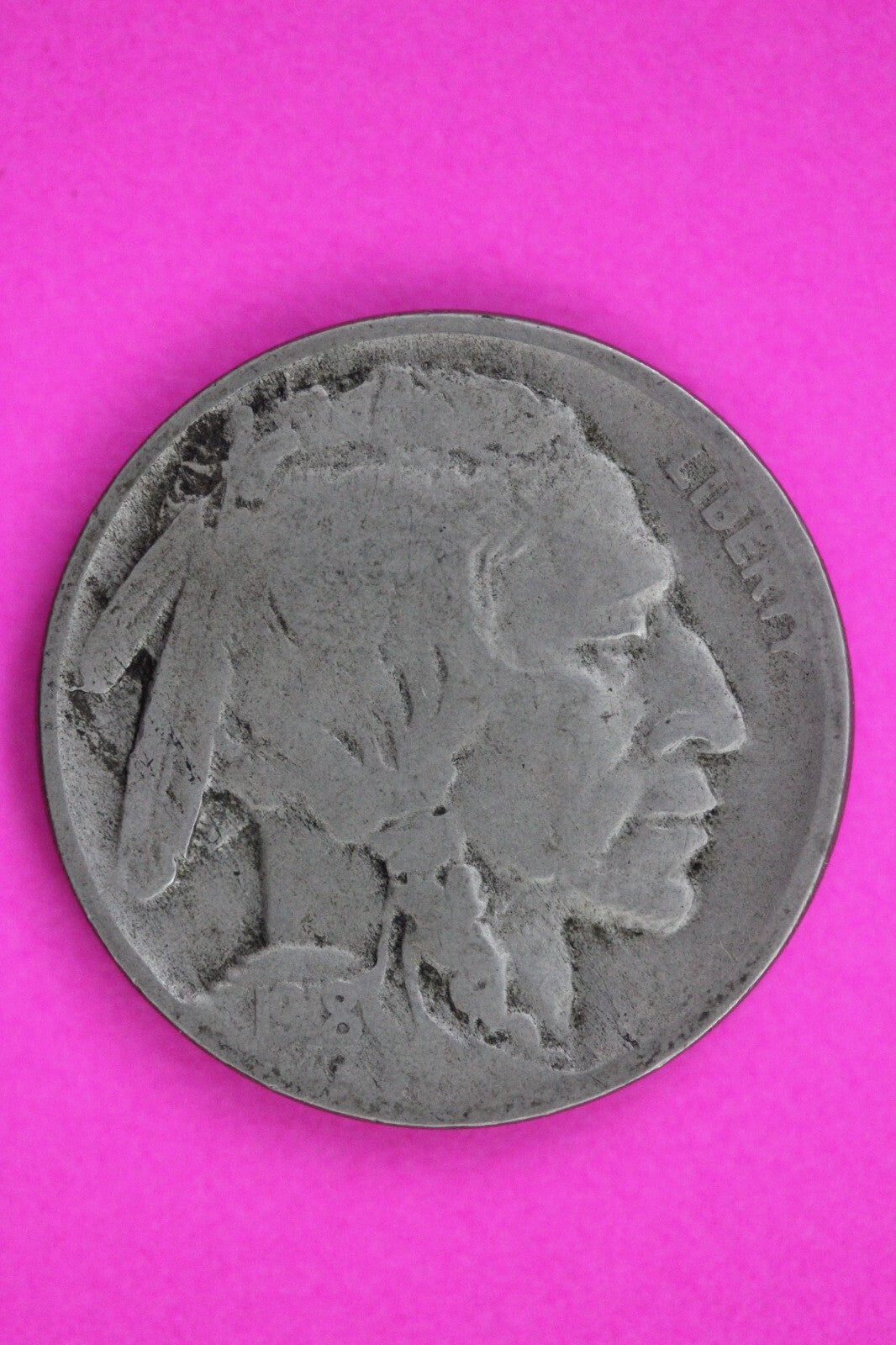 1918 D Buffalo Nickel Coin Guaranteed Authentic Genuine Coin Free Shipping 1520