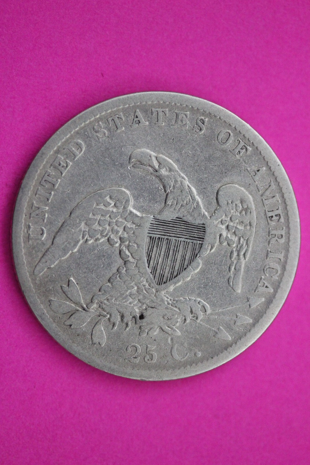 1838 Bust Cap Quarter Lady Liberty Rare Silver Key Date Coin Authentic 0572N