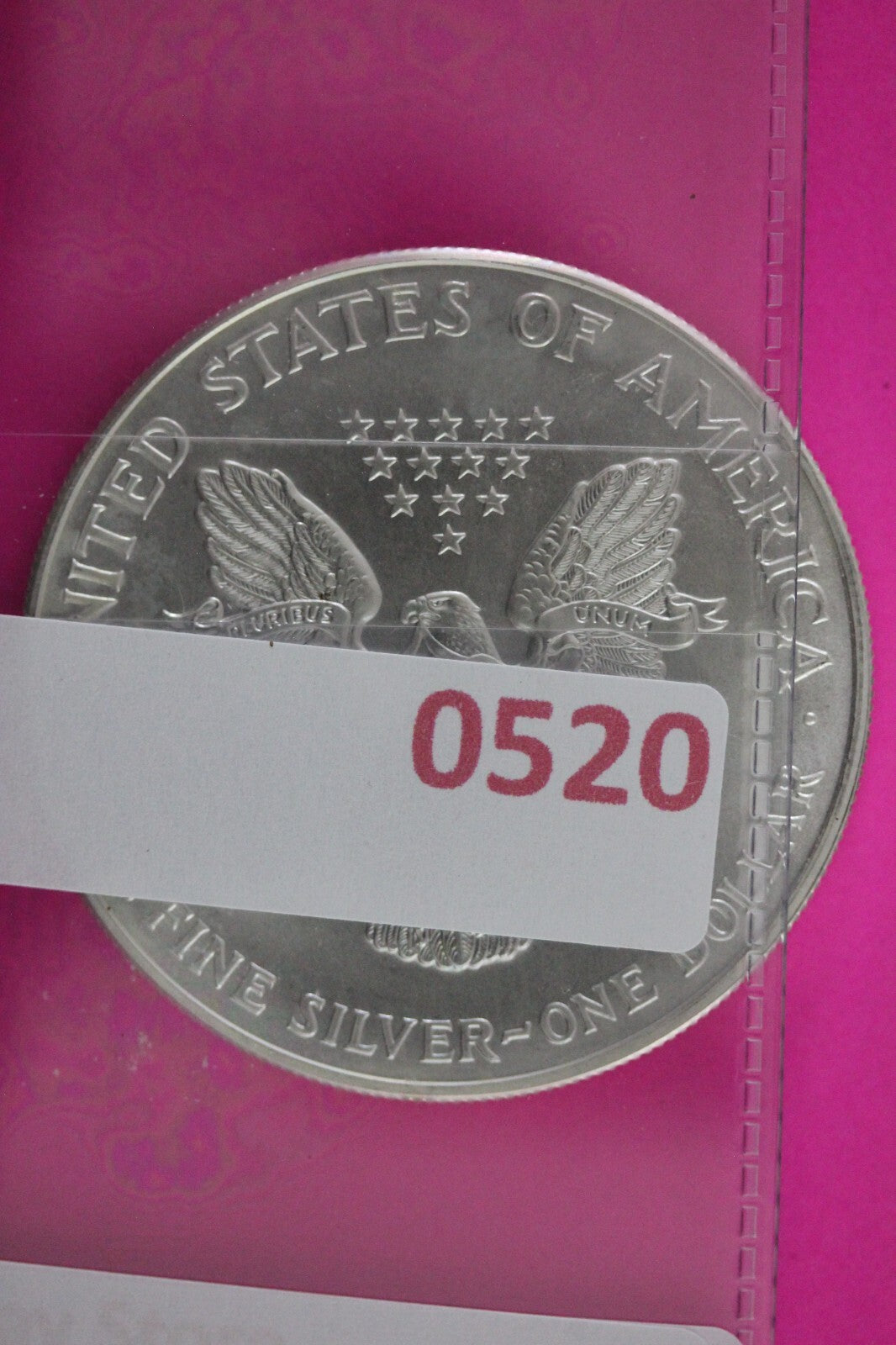 Colorized 2000 American Silver Eagle 1 Ounce .999 Fine Exact Coin Shown N0520