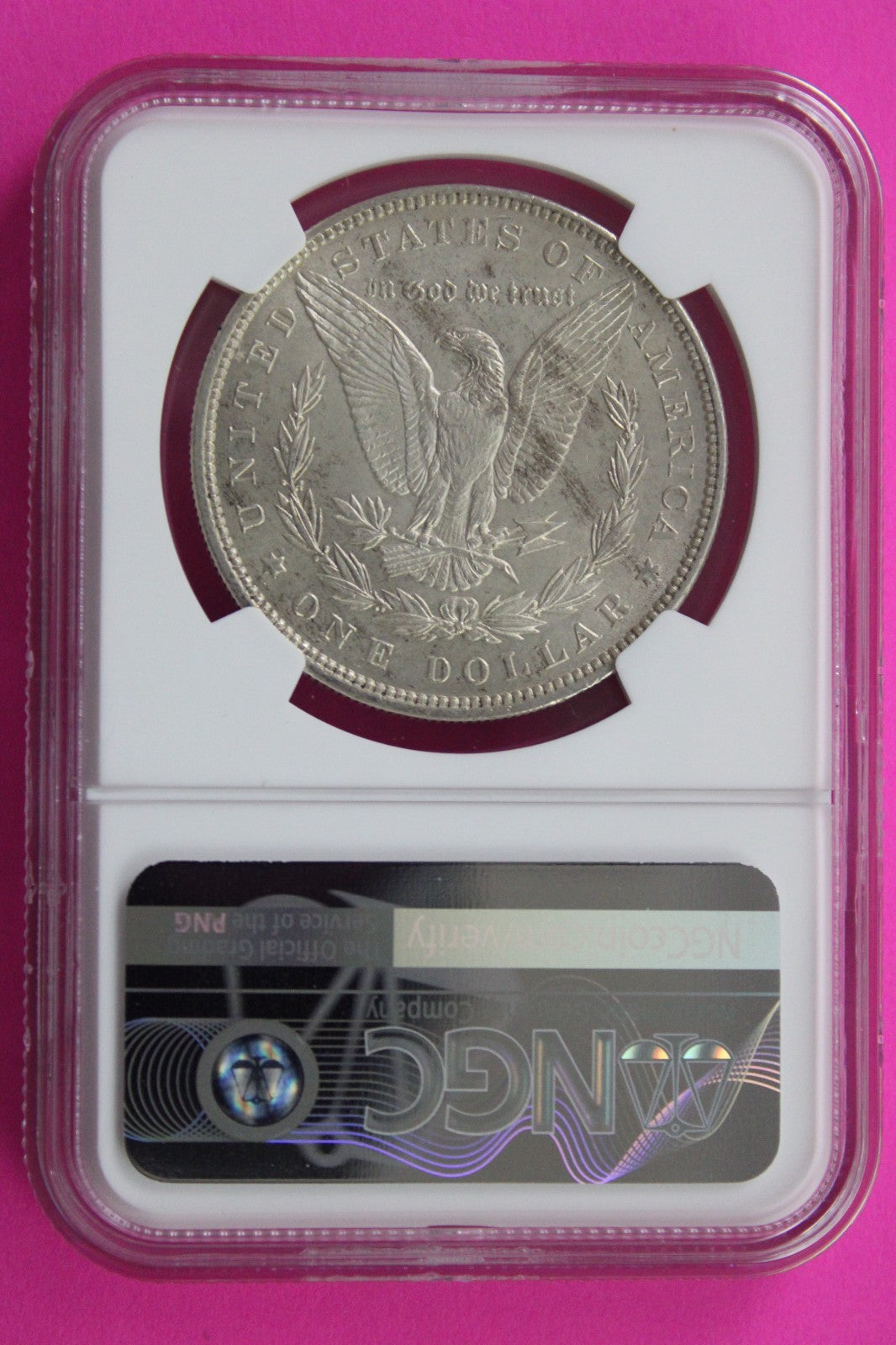 1896 P MS 63 Liberty Morgan Silver Dollar NGC Certified Graded Authentic 835