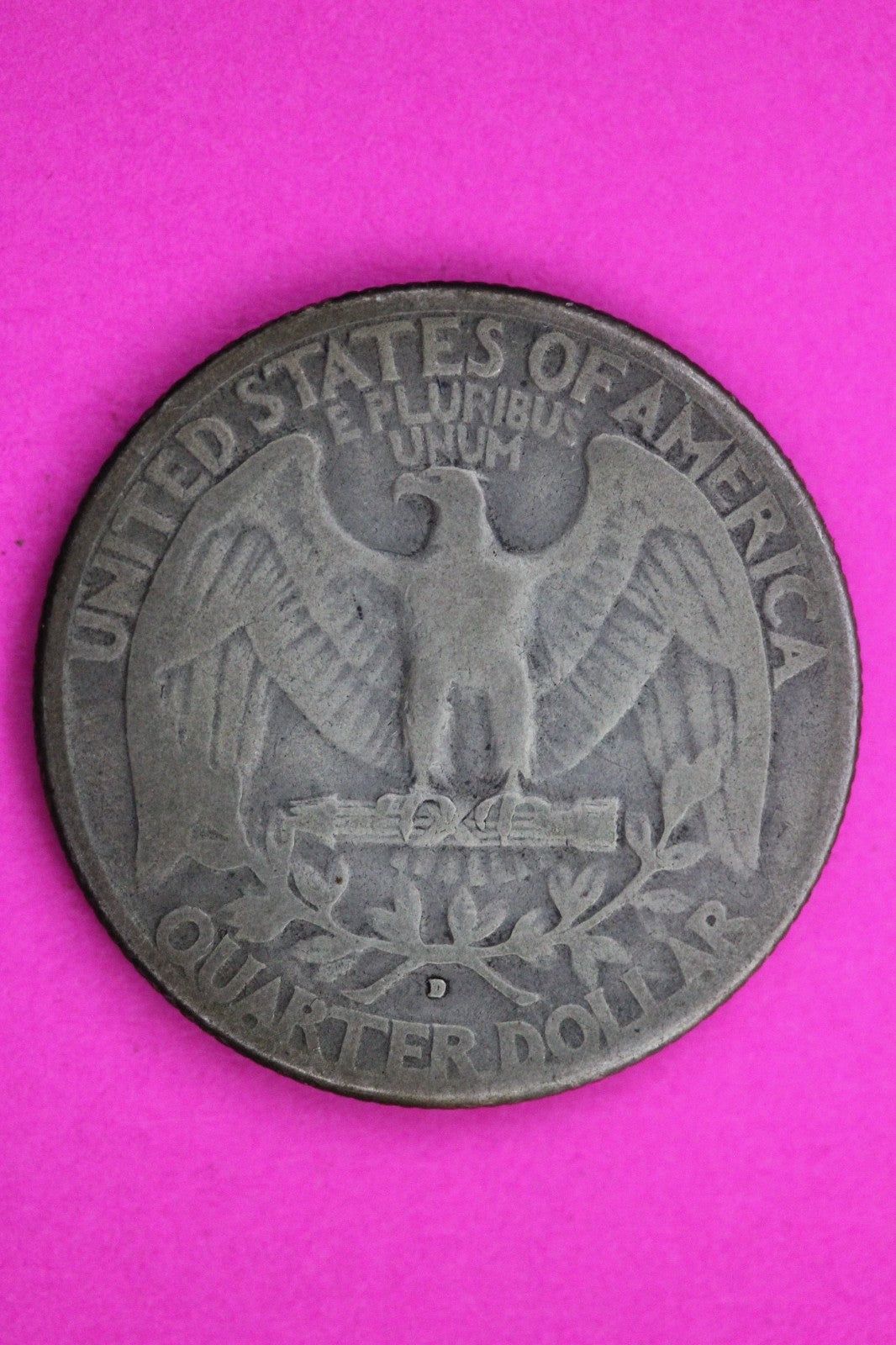 1932 D George Washington Silver Quarter Guaranteed Authentic Genuine Coin 1594