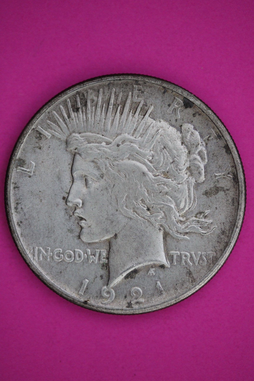 1921 P Peace Liberty Silver Dollar Guaranteed Authentic & Genuine Coin 2605