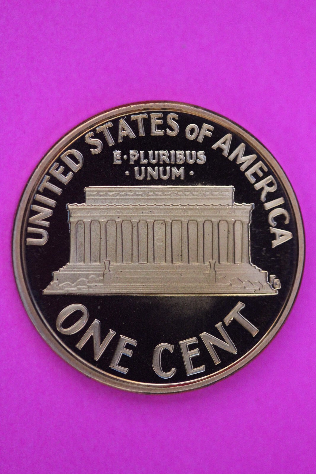 Gem Proof 2007 S Ultra Deep Cameo Lincoln Memorial Cent Same Coin In Pics TOM23