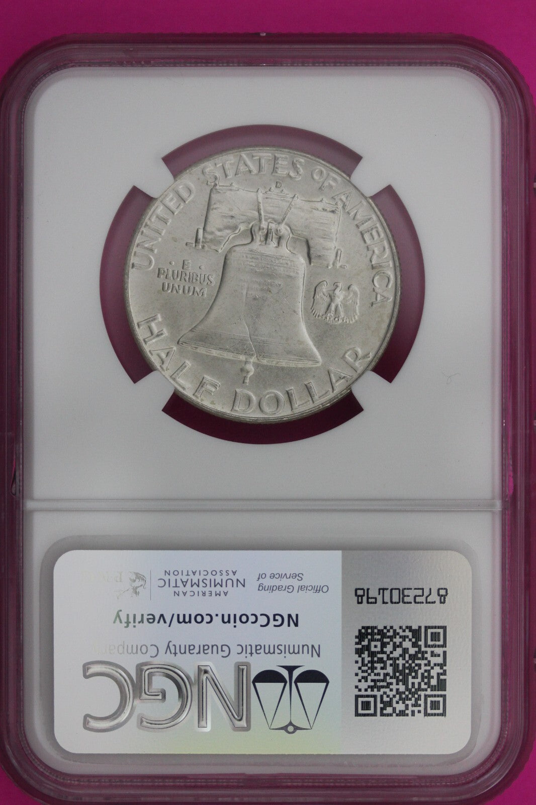 Full Bell Lines 1962 D MS 64 FBL Ben Franklin Half Dollar Silver Coin NGC 953