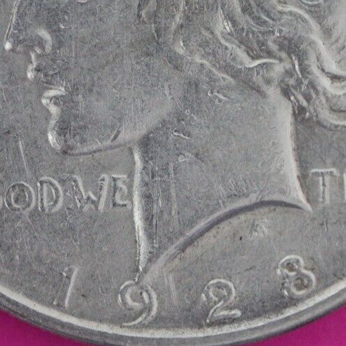 High Grade 1928 S Liberty Peace Silver Dollar San Francisco Semi Key Coin 121
