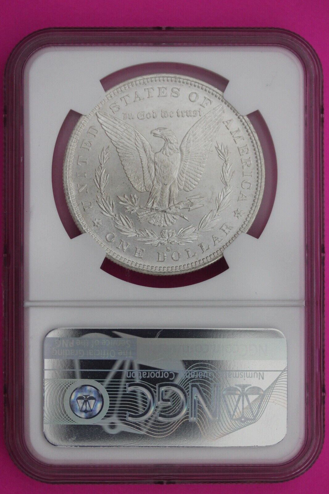 1882 S MS 66+ Liberty Morgan Silver Dollar NGC Certified Silver Coin Slab 840