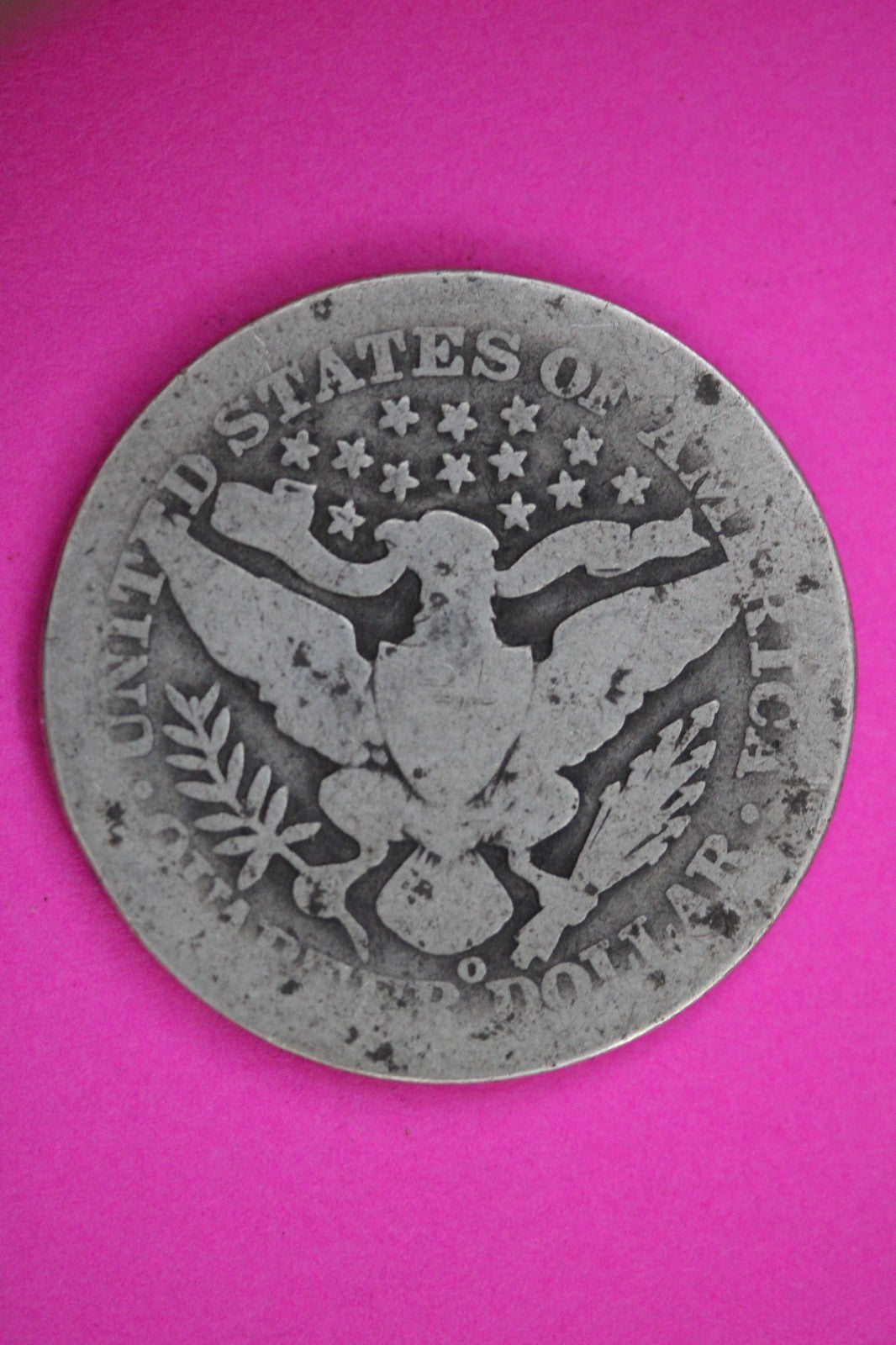 1896 O Barber Liberty Quarter Silver Exact Coin Shown Low Grade Filler 2791