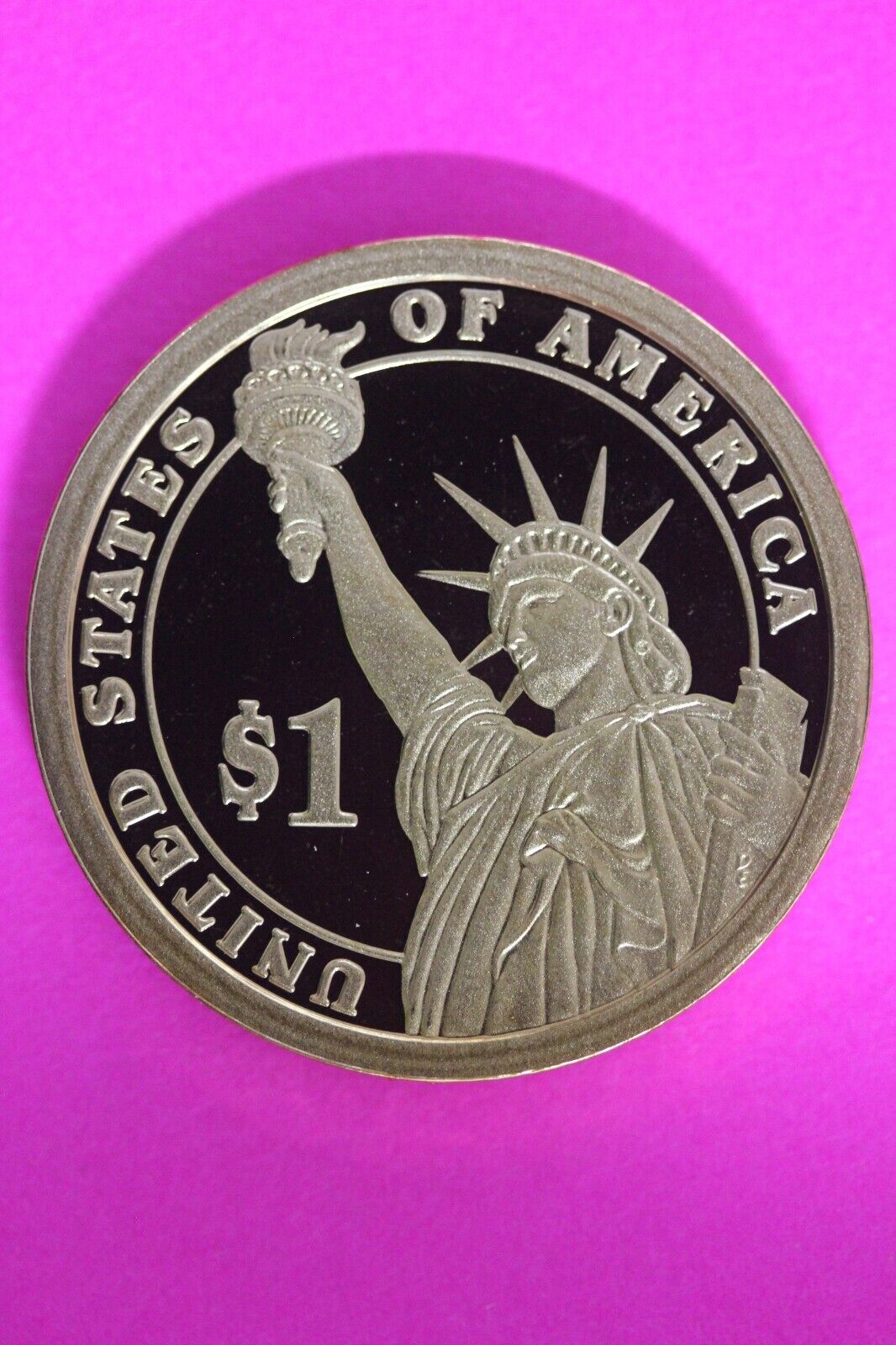 Proof 2012 S Grover Cleveland 1 Presidential Dollar DCAM Exact Coin Shown TOM 08