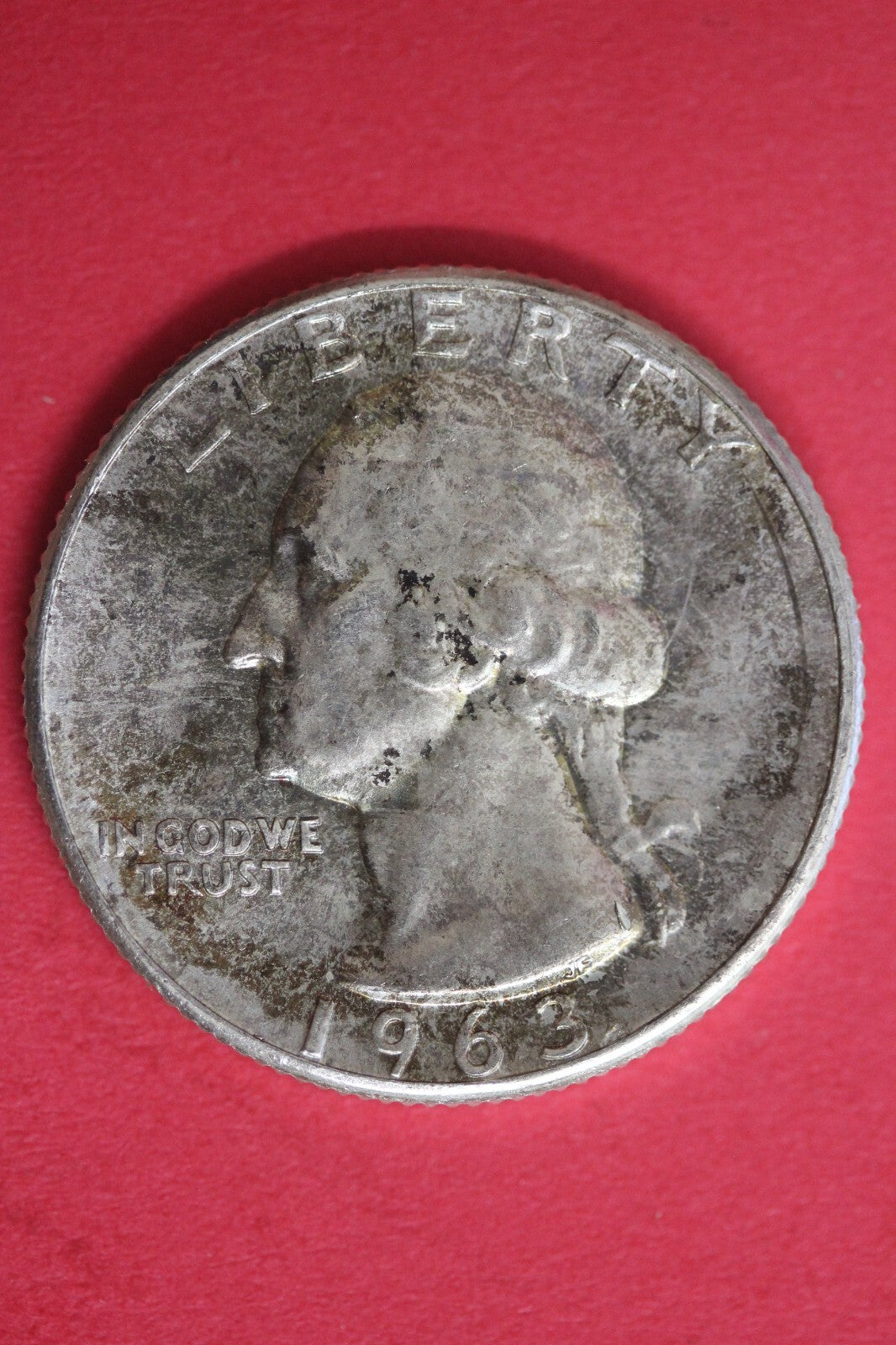 1963 Type B Reverse George Washington Quarter Exact Coin OCE 97
