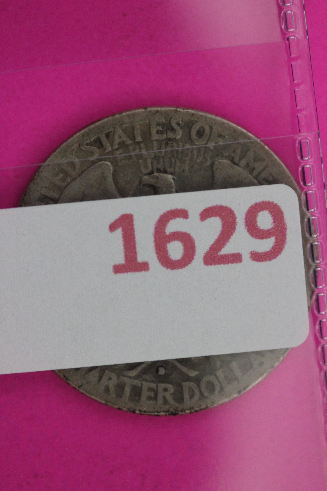 1932 D George Washington Silver Quarter Guaranteed Authentic Genuine Coin 1629