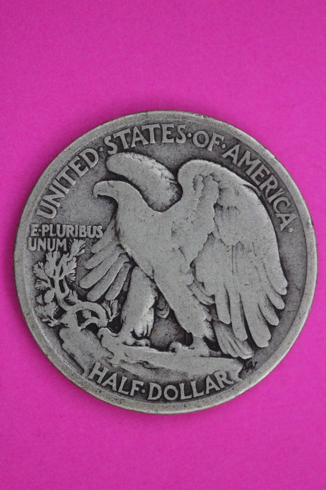 1917 D Obverse Walking Liberty Silver Half Dollar Guaranteed Authentic Coin 1163