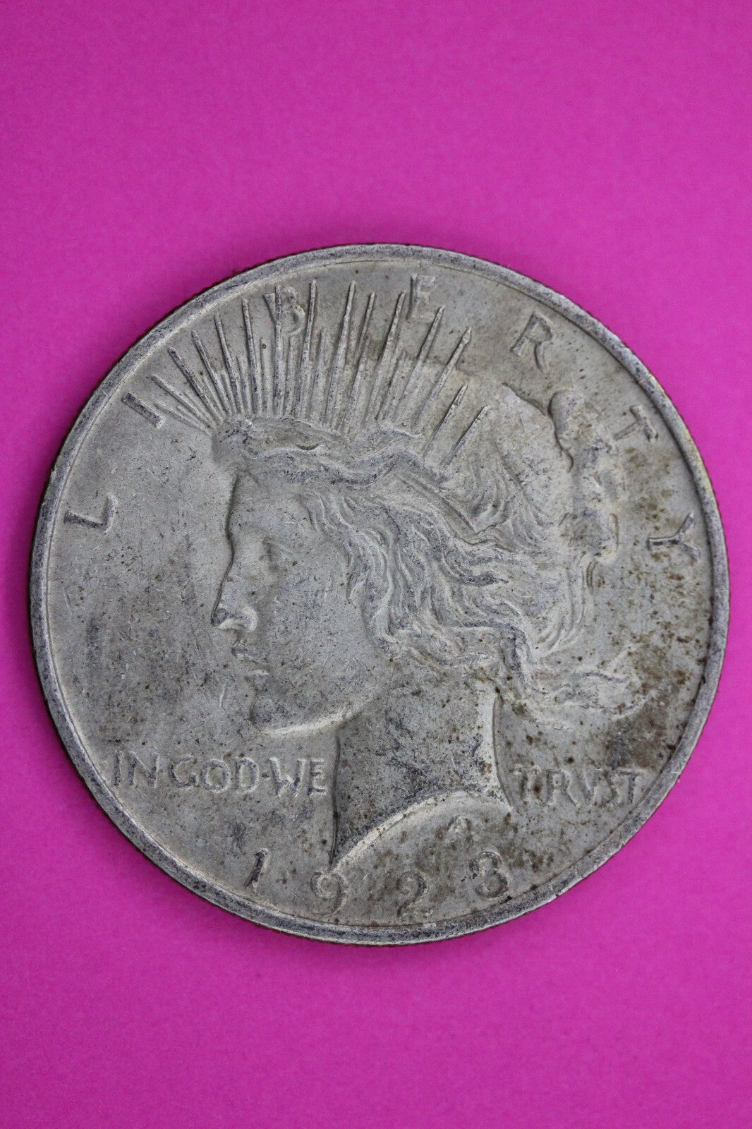 High Grade 1923 P Liberty Peace Silver Dollar Philadelphia Mint Nice Luster 218